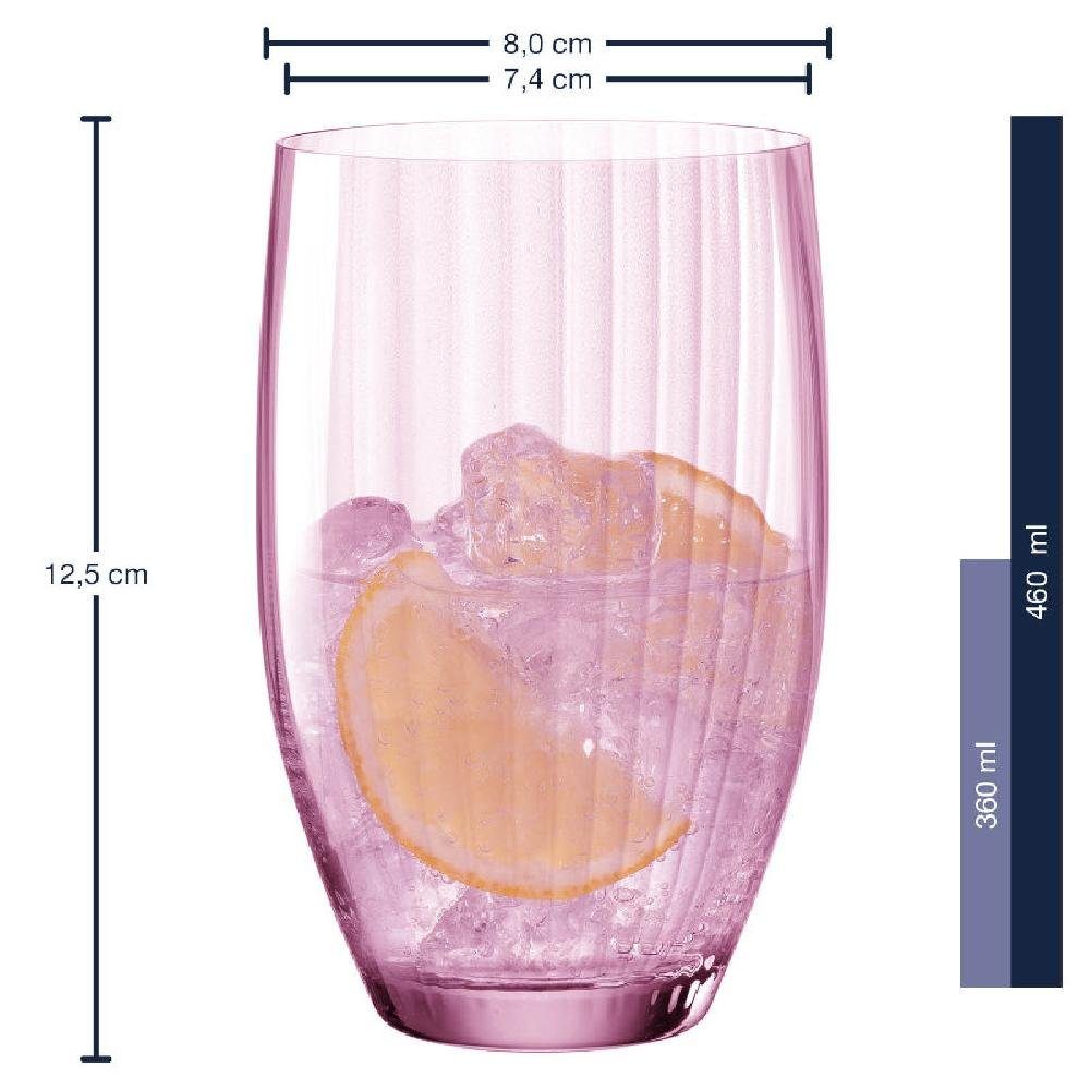 LEONARDO Longdrinkglas Leonardo Trinkglas Poesia Rosé