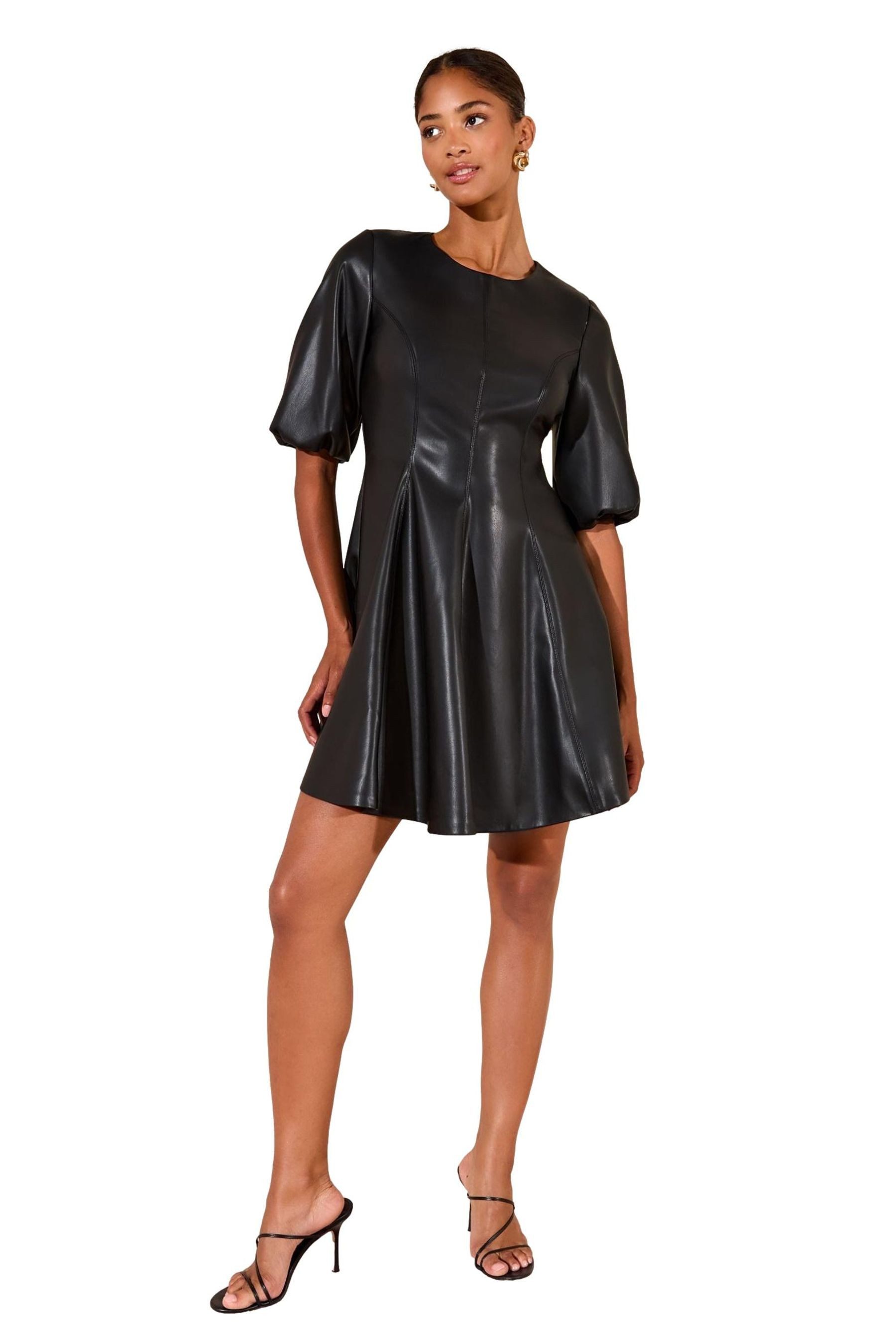 Friends Like These Lederkleid Friends Like These Minikleid in Lederoptik (1 günstig online kaufen