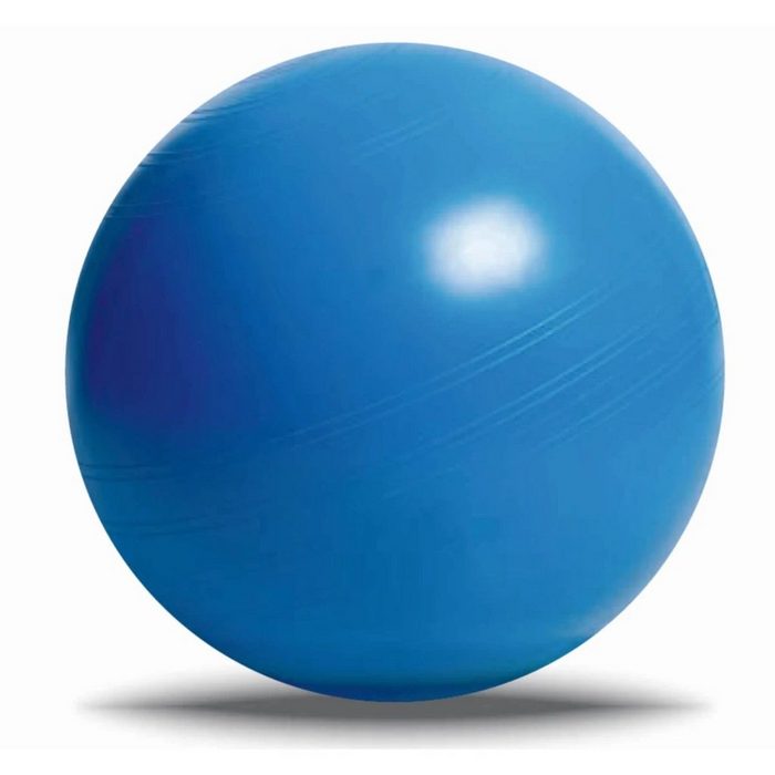 Deuser-Sports Gymnastikball Blue Ball Gymnastikball Sitzball groß Fitnessball Yogaball Balanceball - 65 cm L