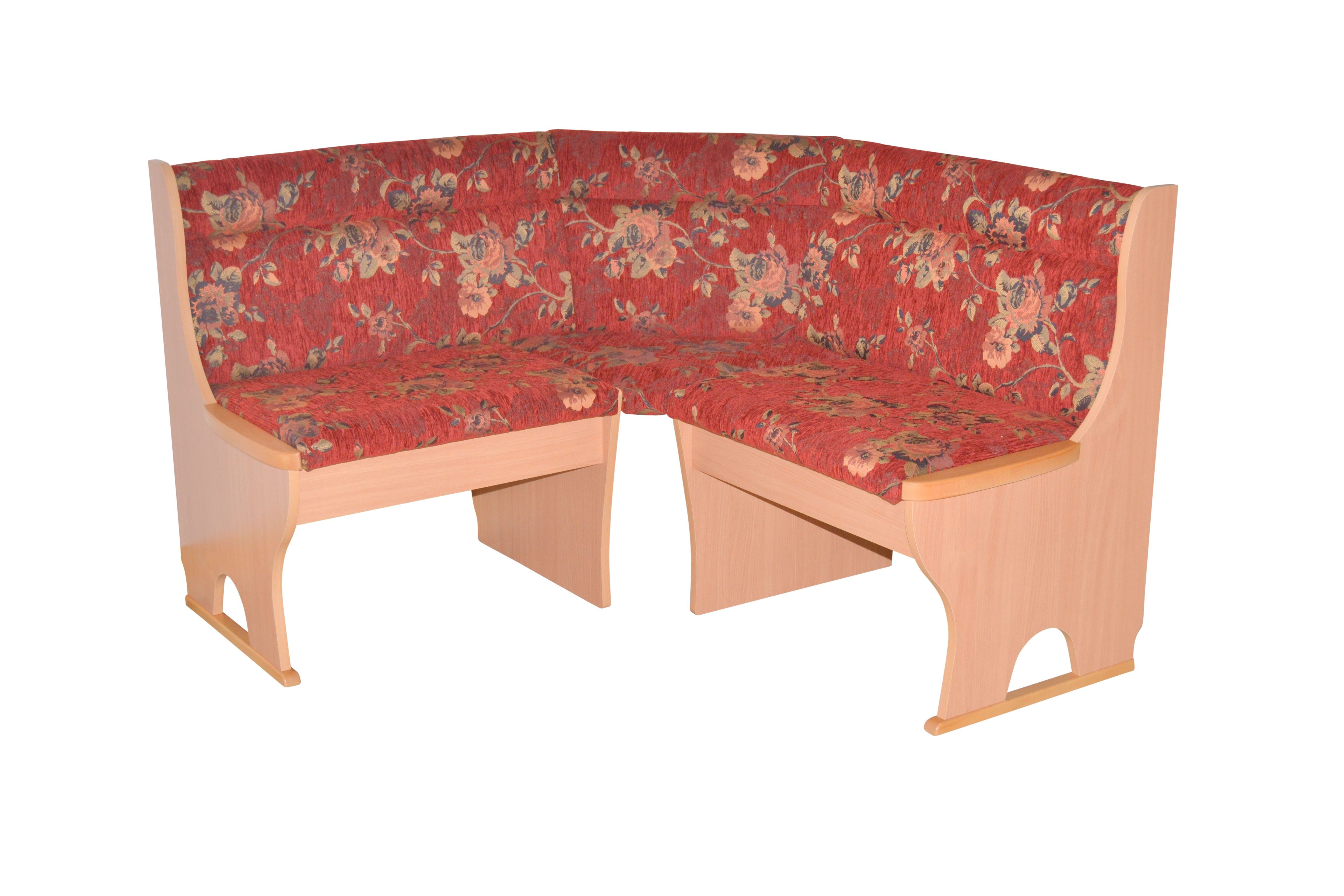 moebel-direkt-online Eckbank Anja (Mit Stauraumfunktion unter den Sitzflächen, Stellfläche 125x125 cm), Sitzflächen mit Gasdruckfedern ausgetattet