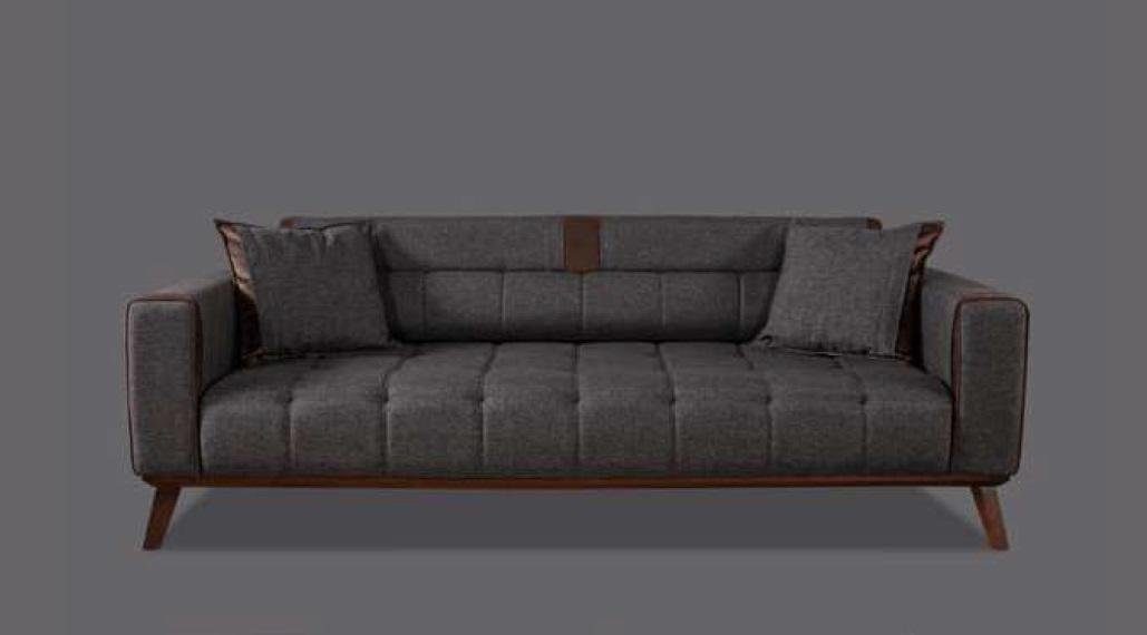 JVmoebel 3-Sitzer Dreisitzer Sofa 3 Sitzer Luxus Sofas Wohnzimmer Möbel Stoff Design Neu