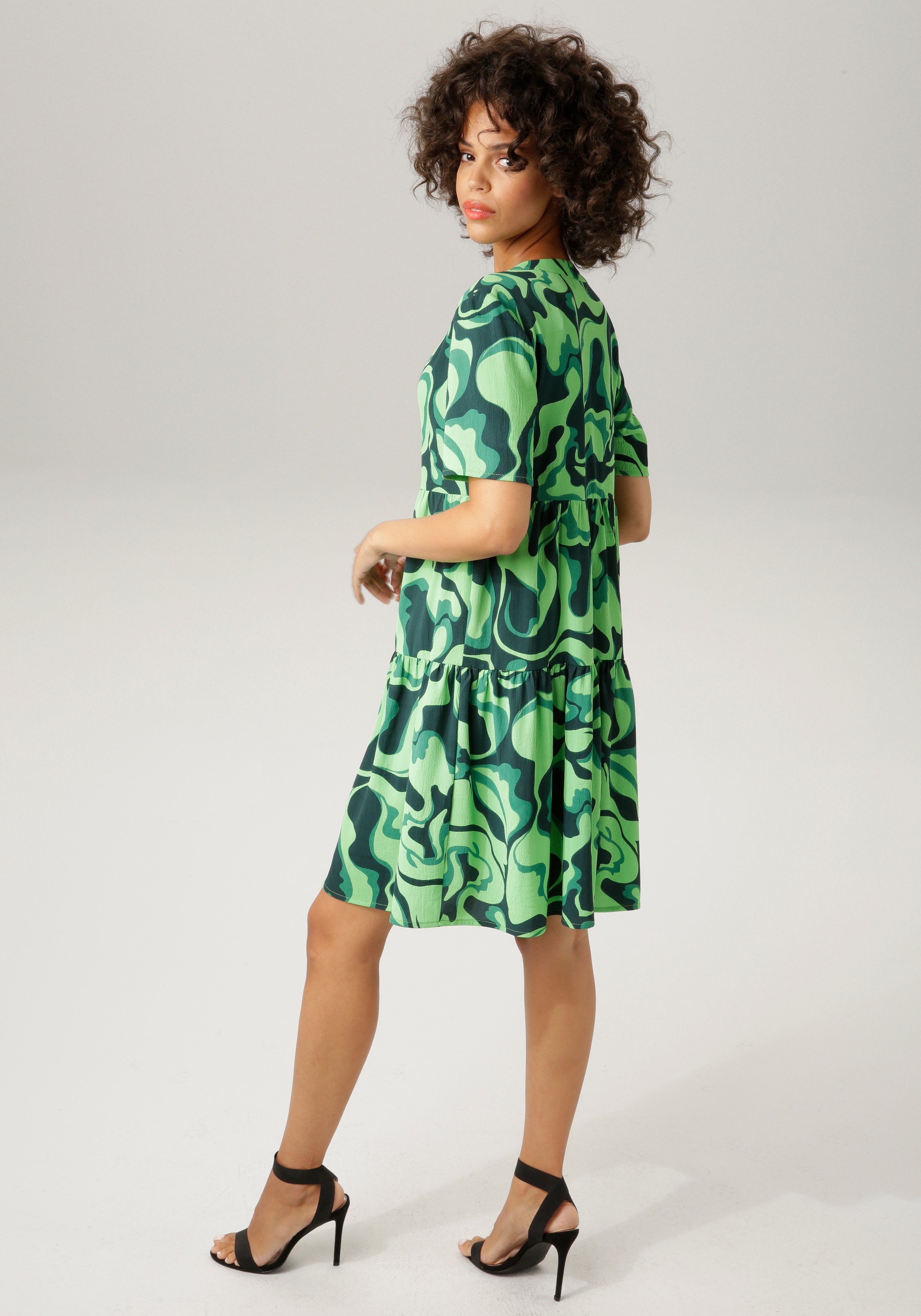 Aniston CASUAL Sommerkleid mit farbenfrohem, graphischem günstig online kaufen