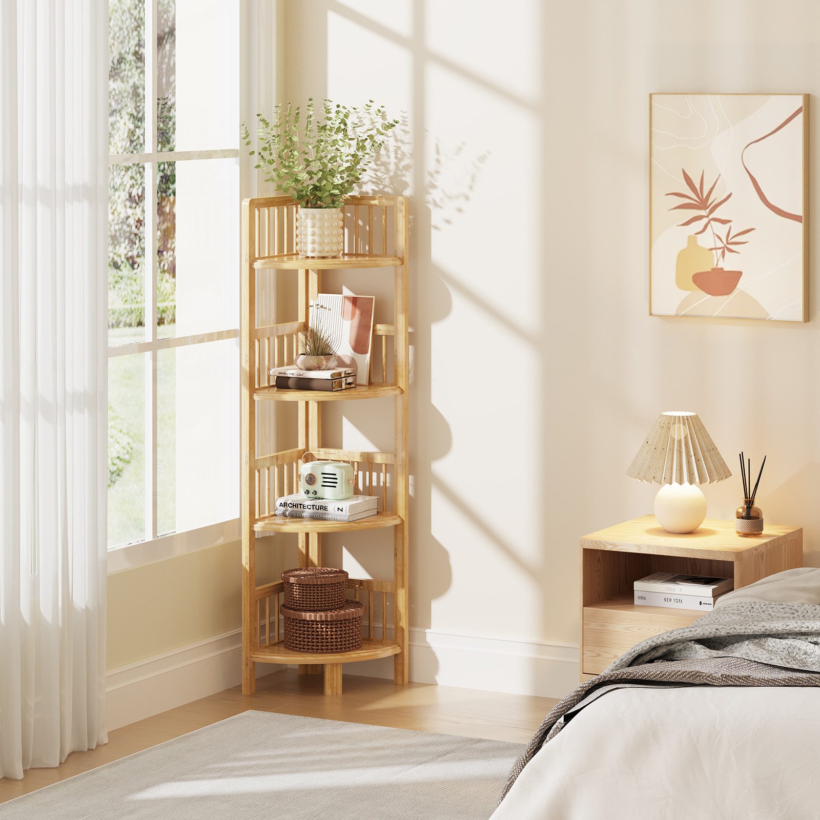 Dripex Standregal Badezimmerregal Bücherregal Eckregale für Küchen günstig online kaufen