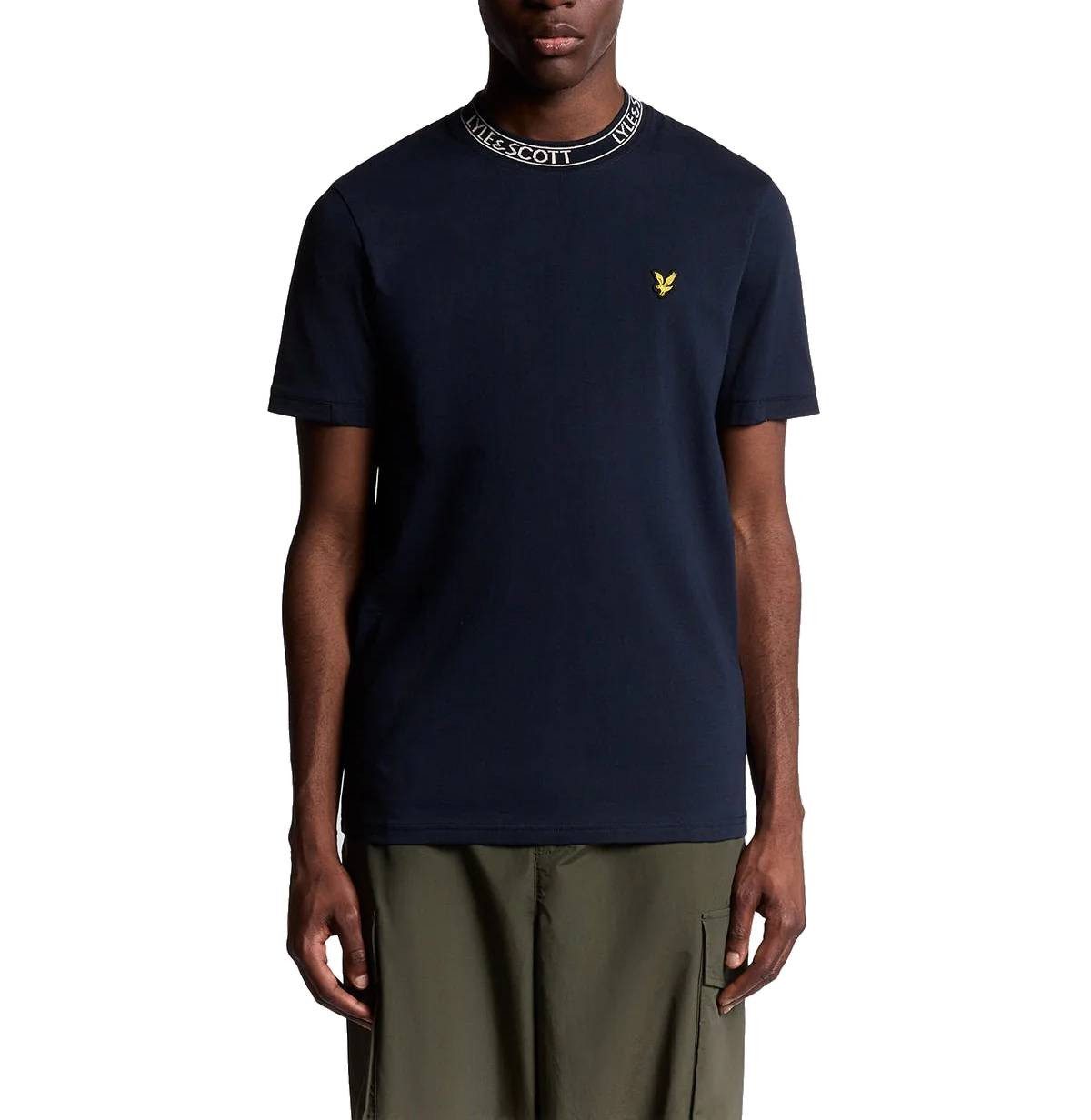 T-Shirt T-Shirt Lyle&Scott Logo Ribbed
