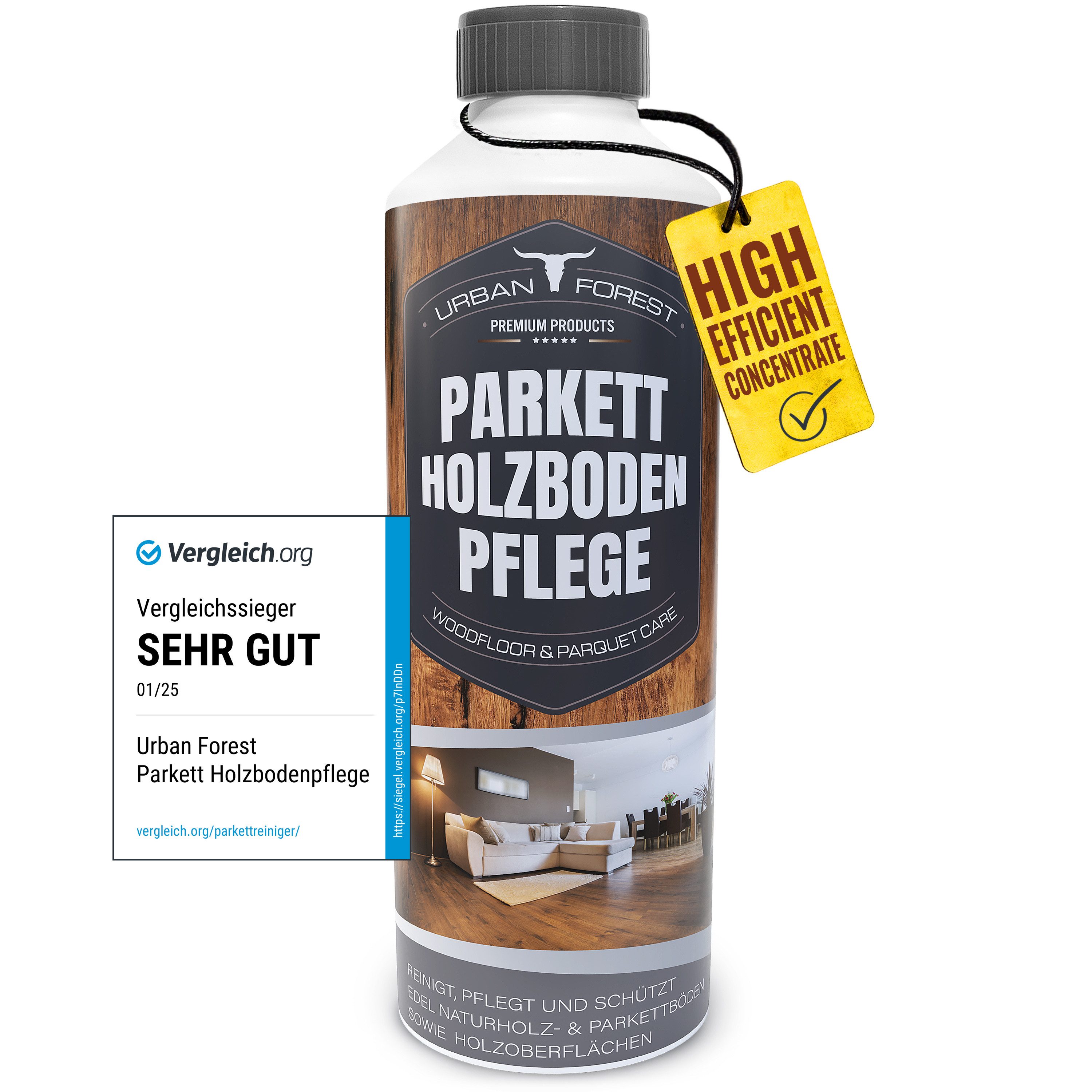 URBAN FOREST Holzbodenreiniger, Vynil Bodenreiniger, Bodenpflege von URBAN FOREST (1-St. 1000ml)