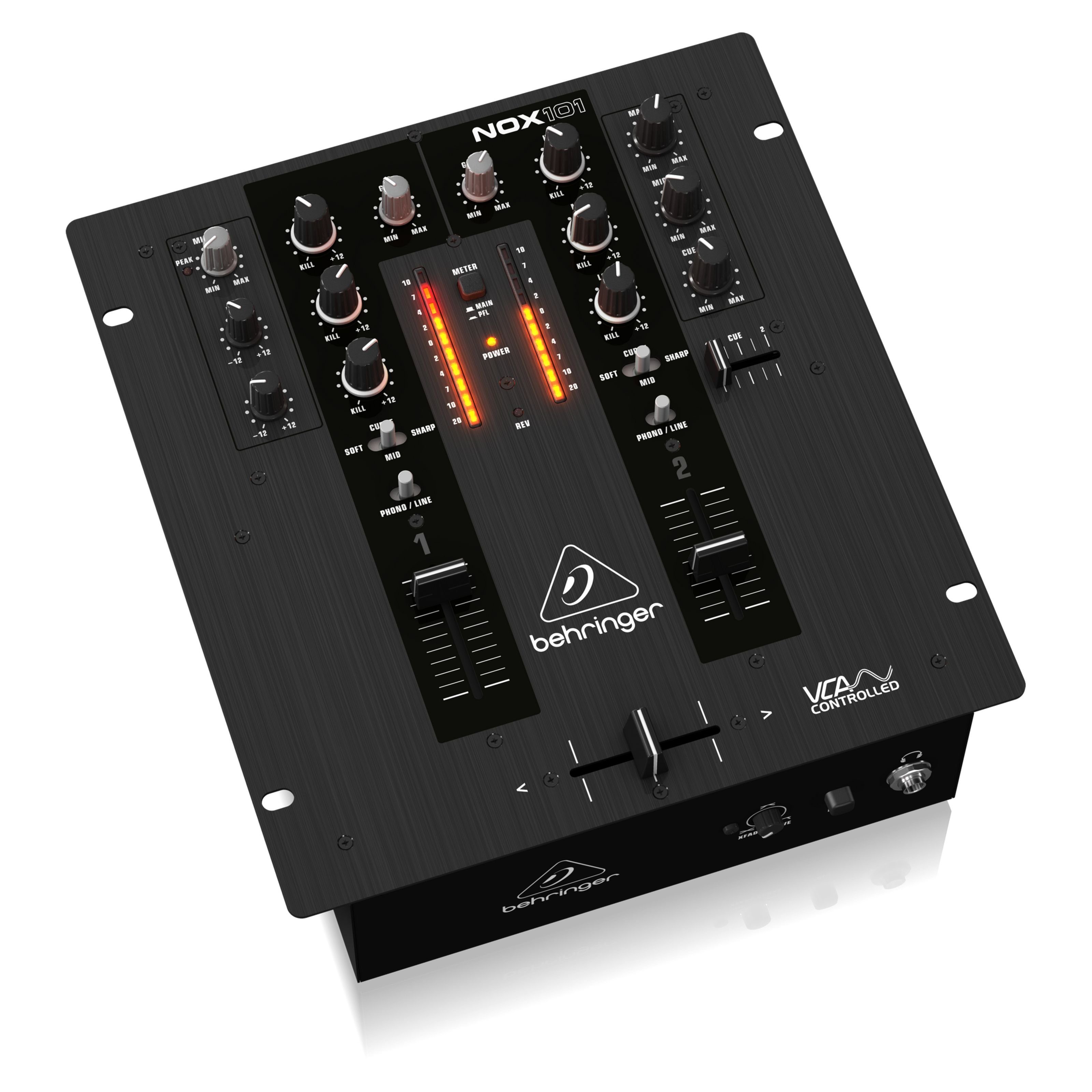 Behringer Mischpult, (NOX101, DJ-Mixer, 2 Kanal DJ-Mixer), NOX 101 2-Kanal DJ Battle Mixer - DJ Mixer