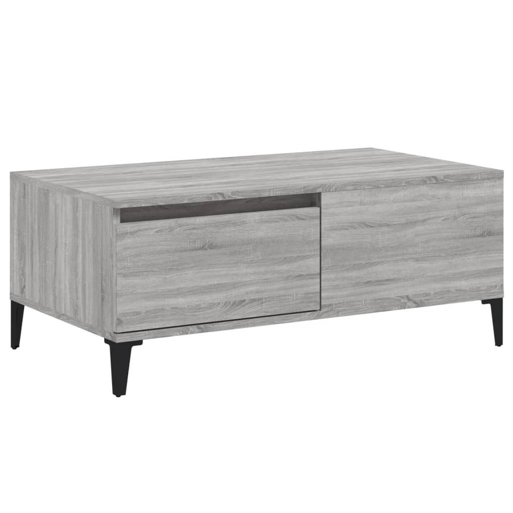 vidaXL Couchtisch Couchtisch Grau Sonoma 90x50x36,5 günstig online kaufen