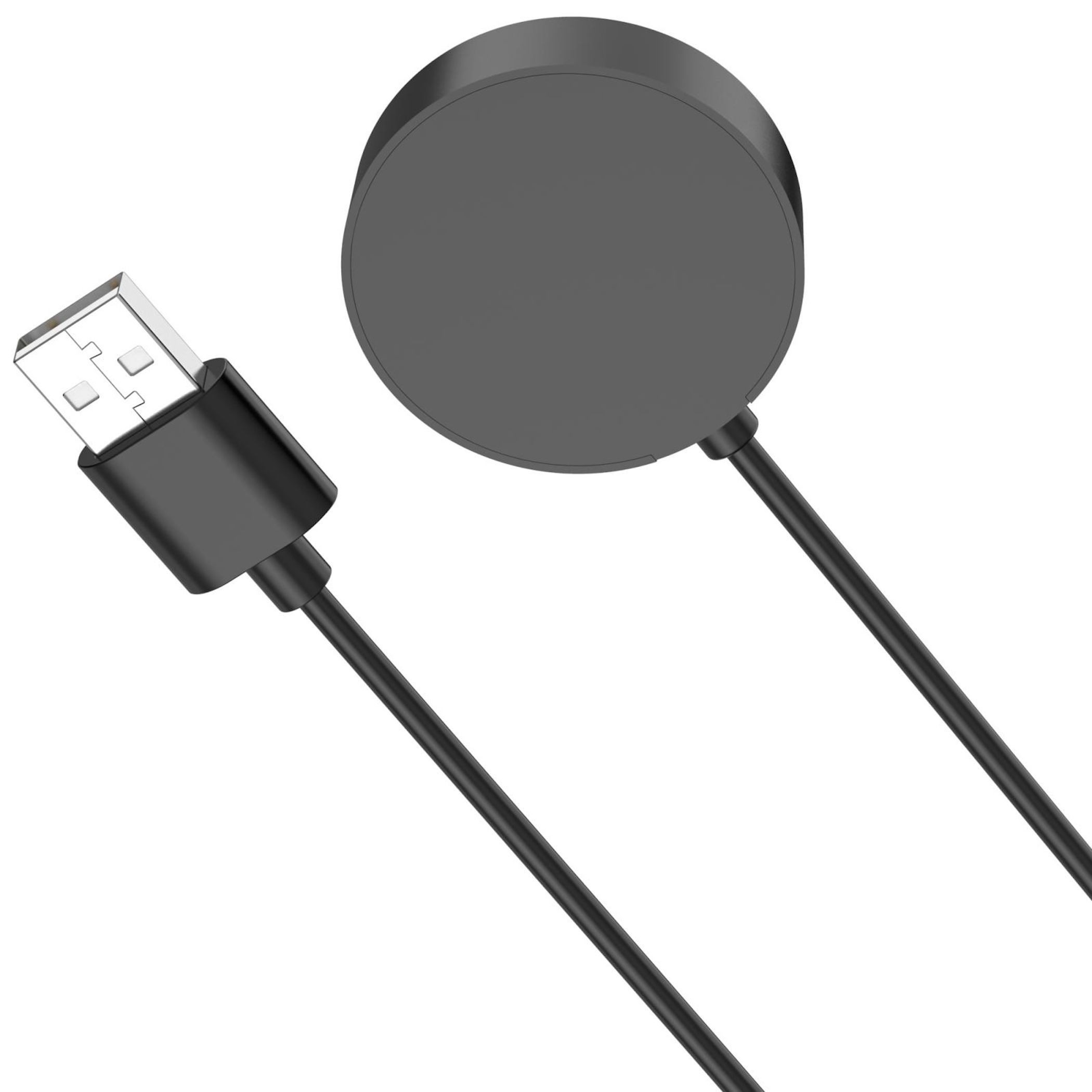 Wigento Ladekabel mit Ladebasis für Xiaomi Watch 5 Magnetisch USB-A Schwarz Stromadapter – Bild 4 von 5