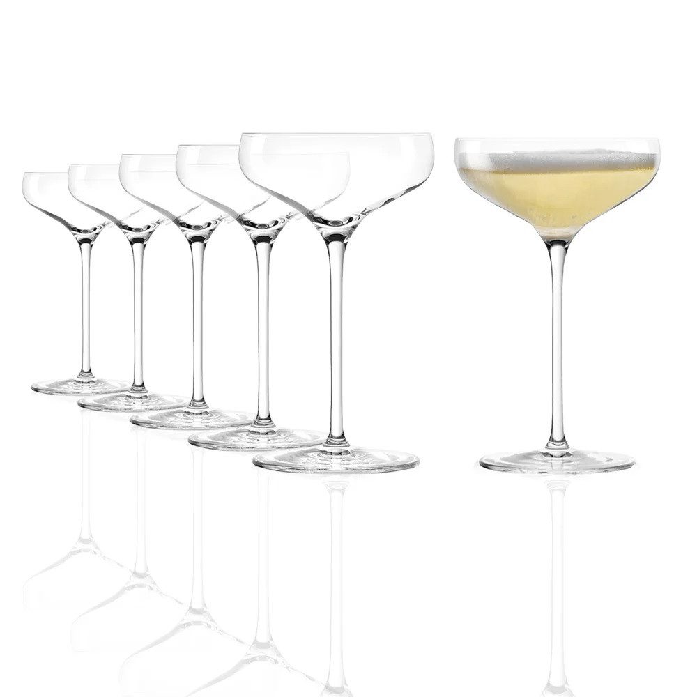 Sektglas Stölzle Lausitz Twist Champagnerschale 220 ml 6er Set