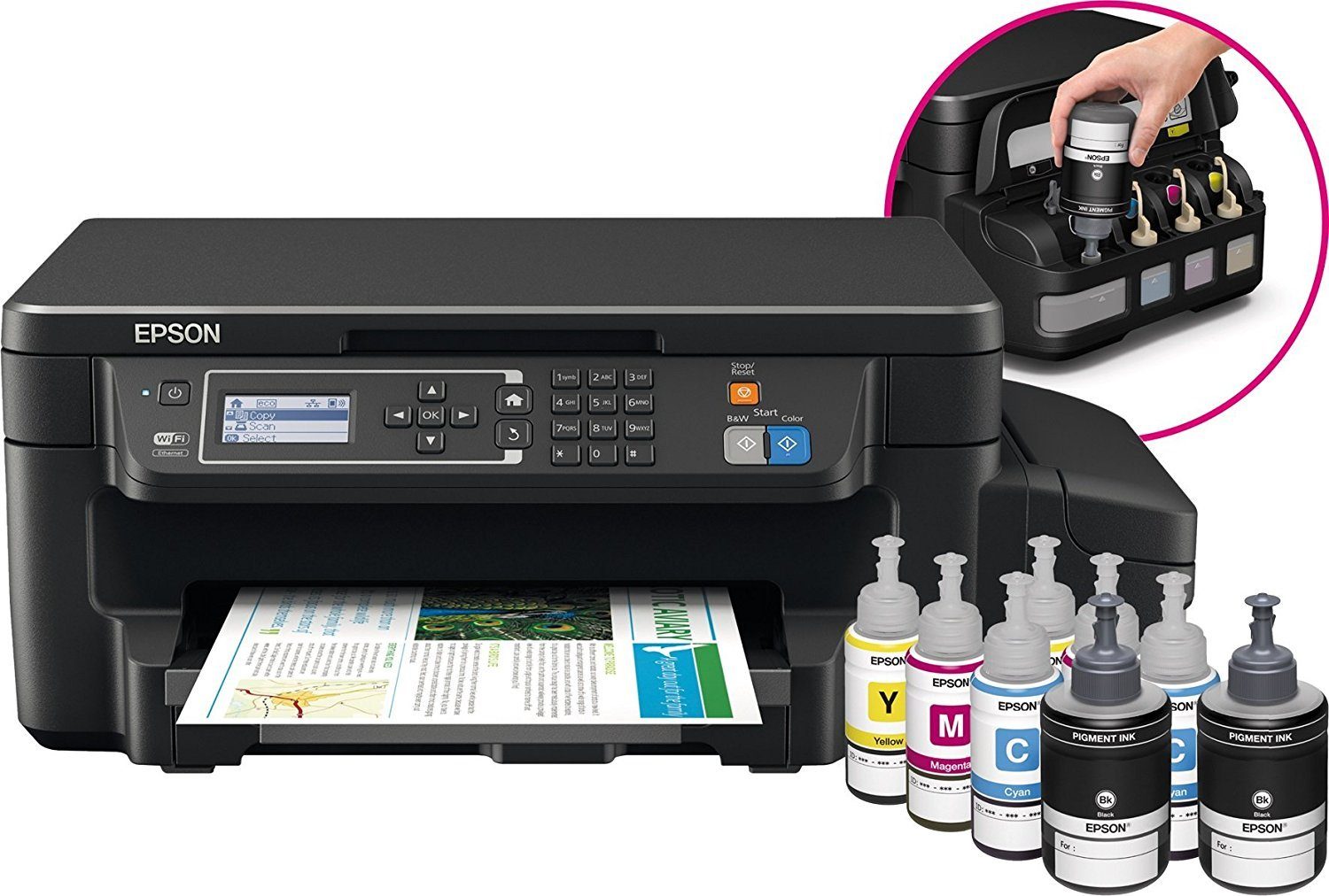 Epson EcoTank ET3600 Drucker »3in1 Drucken, Kopieren und Scannen