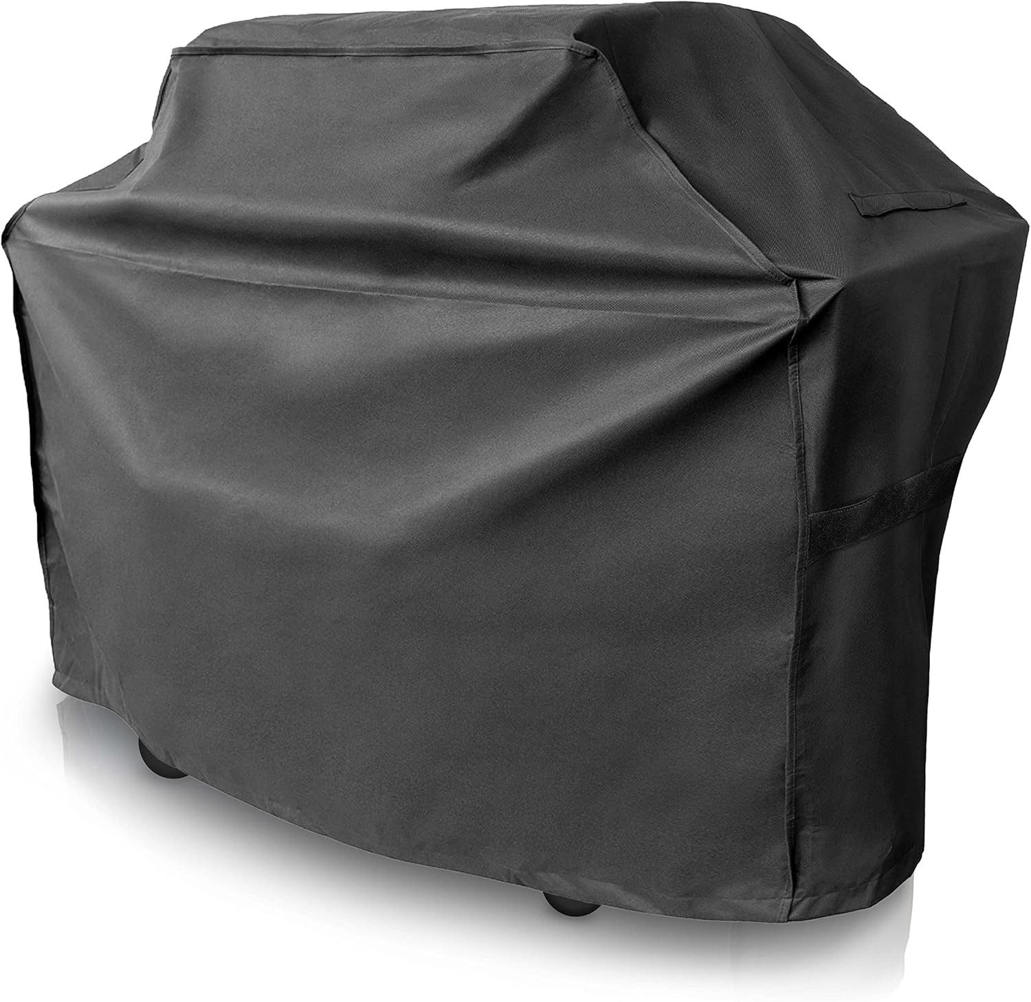 Grillabdeckhaube 115cm Premium BBQ Cover witterungsbeständig, – inkl. E-Book mit Rezepten - schwarz