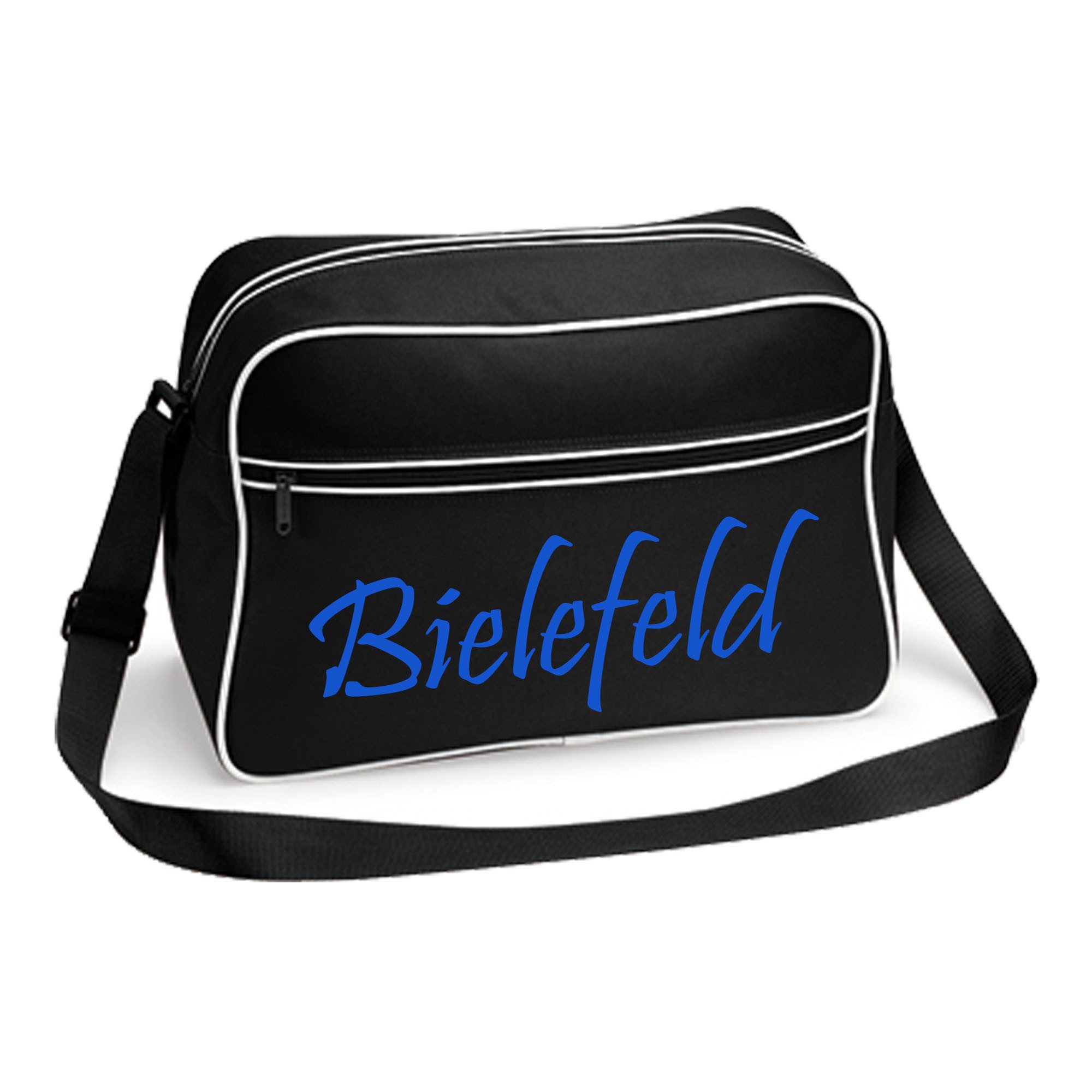 Schultertasche Bielefeld - Schriftzug - Tasche