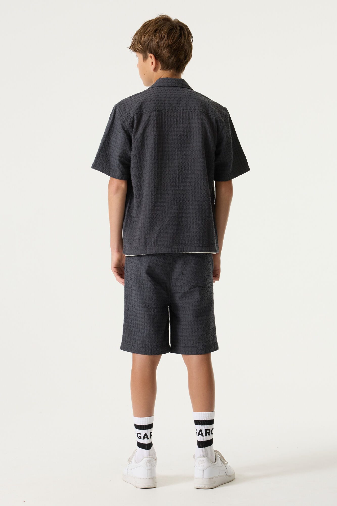 Garcia Shorts in Waffle-Optik und mit Kordelzug, for Boys