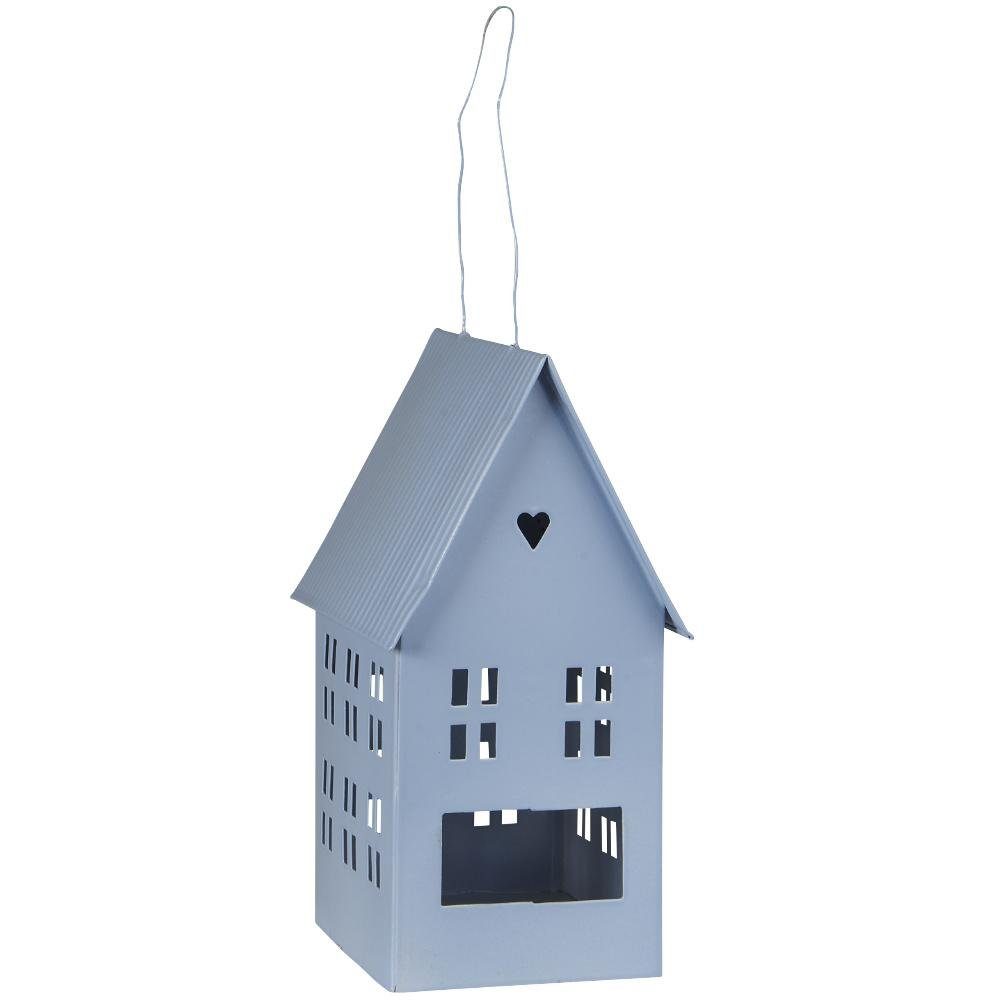 Ib Laursen Kerzenhalter Ib Laursen Teelichthalter Haus Summerfeeling Hellbl günstig online kaufen