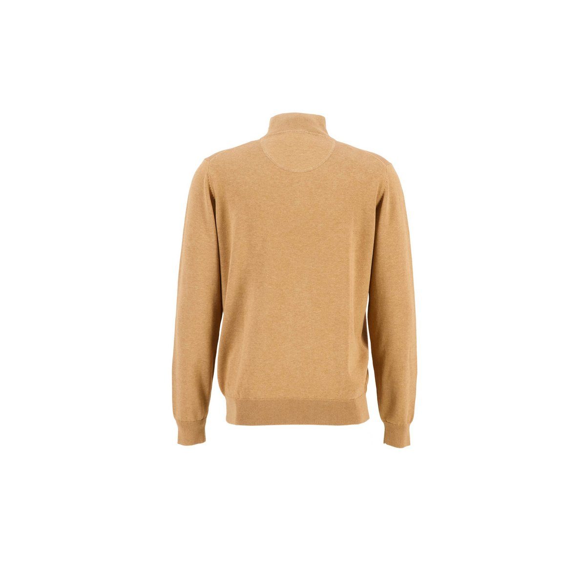 FYNCH-HATTON V-Ausschnitt-Pullover uni regular fit (1-tlg) 843 camel