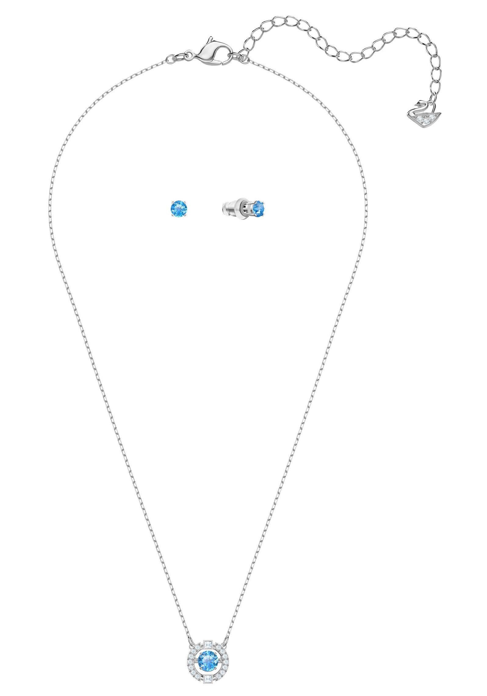 Swarovski Ohrring und Ketten Set Sparkli...