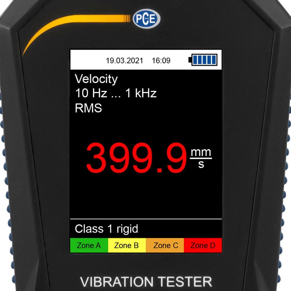 PCE Instruments Lasermessgerät Beschleunigungsaufnehmer PCE-VT 3900S