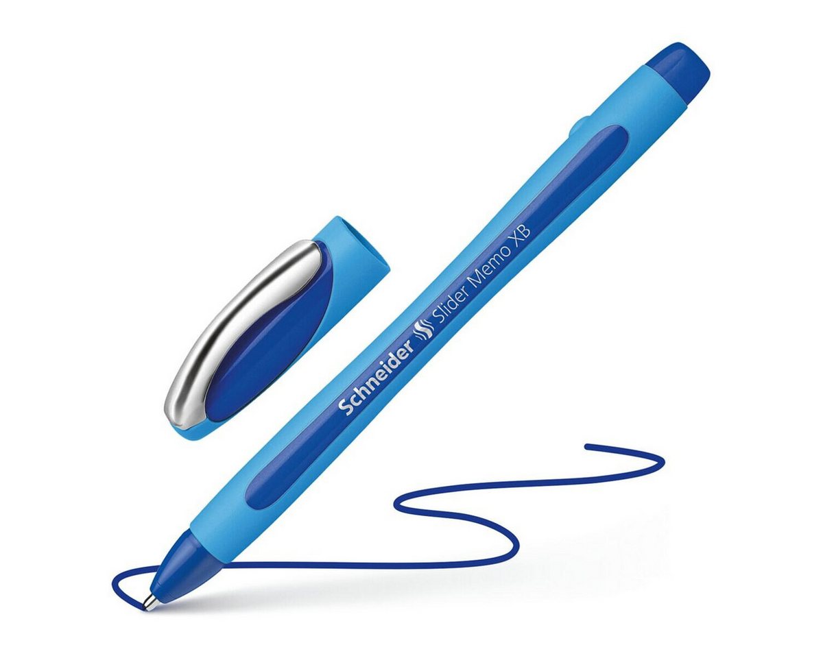 Schneider Kugelschreiber Slider Memo XB 1502, (1-tlg), mit Kappe, Strichbreite: 0,7 mm (XB)