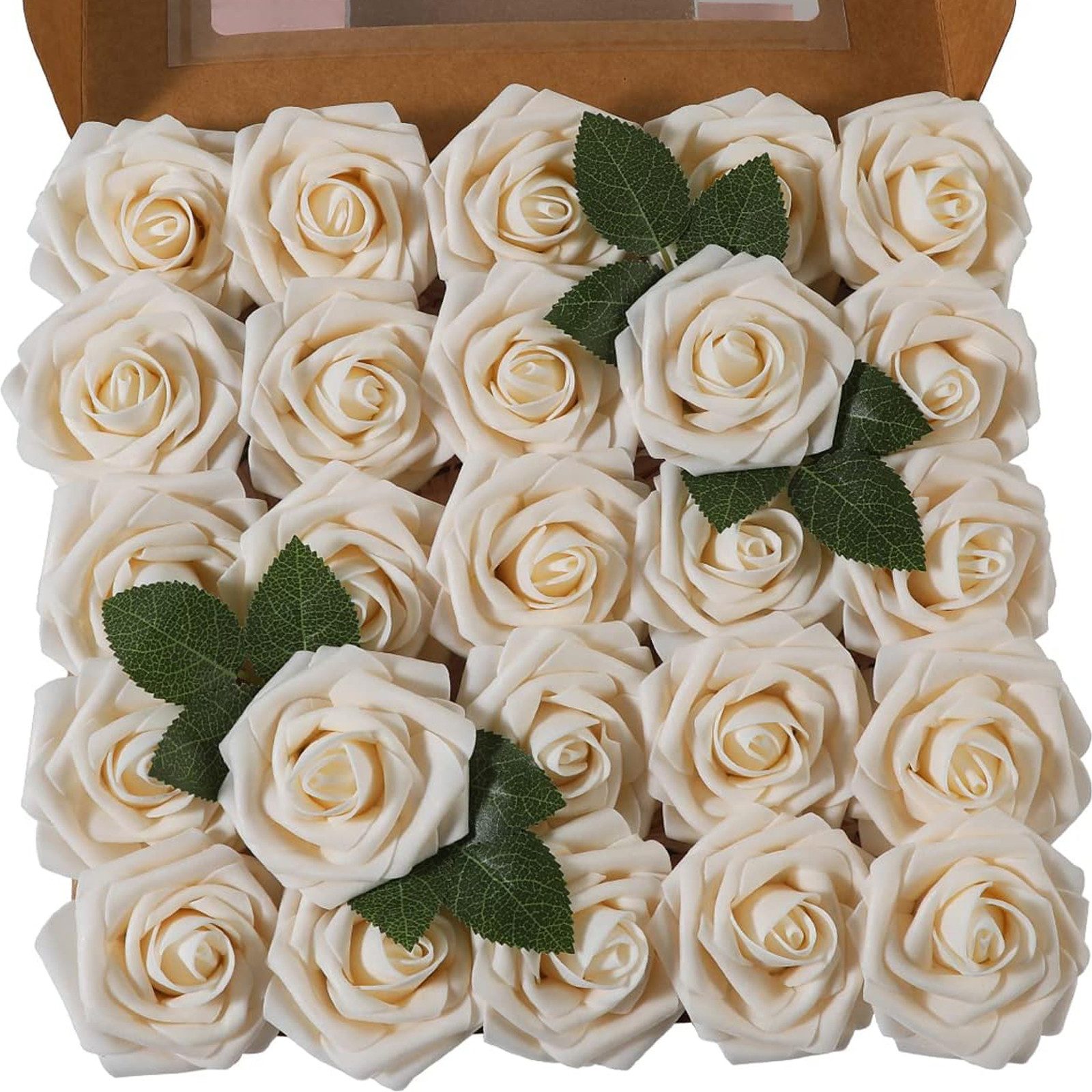 Kunstblume 25 Stück Künstliche Rose Blume günstig online kaufen