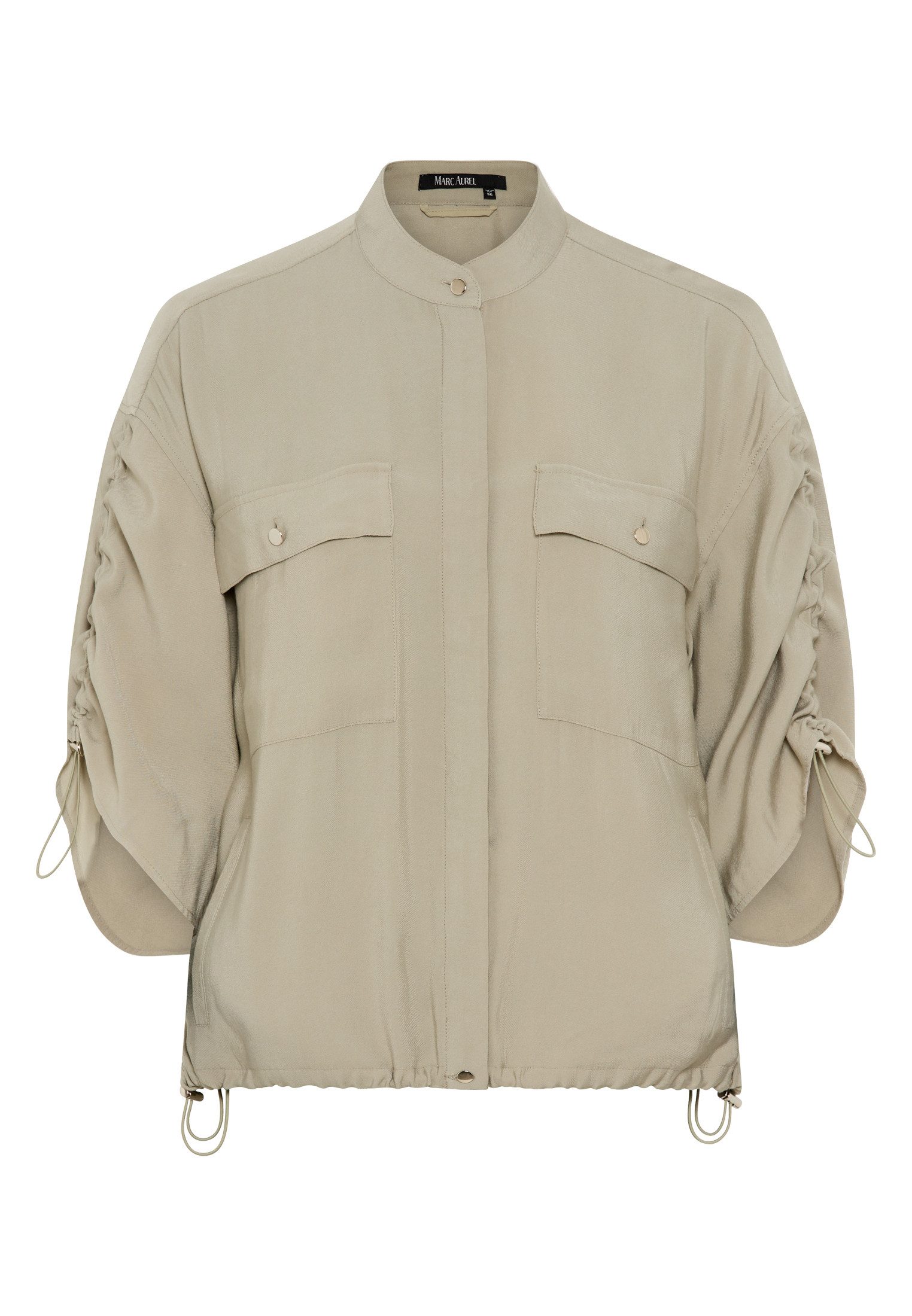 MARC AUREL Hemdjacke aus Shiny Twill