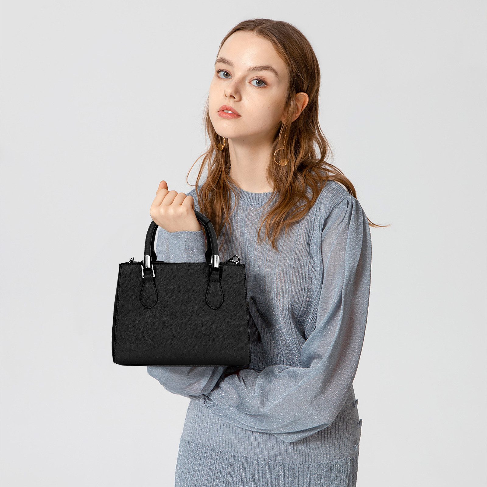 TAN.TOMI Henkeltasche Umhängetasche Messenger Taschen Kleine Handtasche für günstig online kaufen