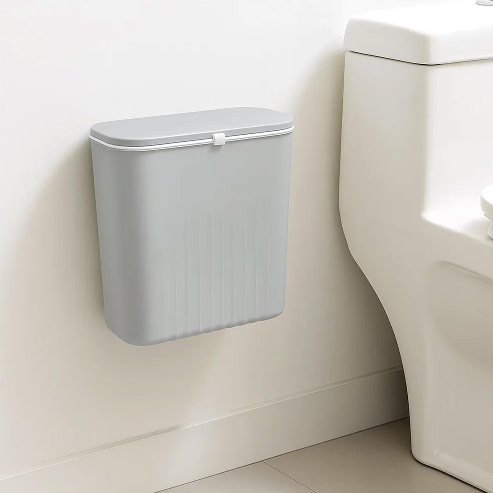Youyijia Biomülleimer Komposteimer Küche 9L – Hängender Mülleimer mit Deckel – Bild 3 von 5