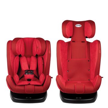 HEYNER Autokindersitz Reboarder Kindersitz 4in1 drehbarer Autokindersitz (0 - 36 kg) rot