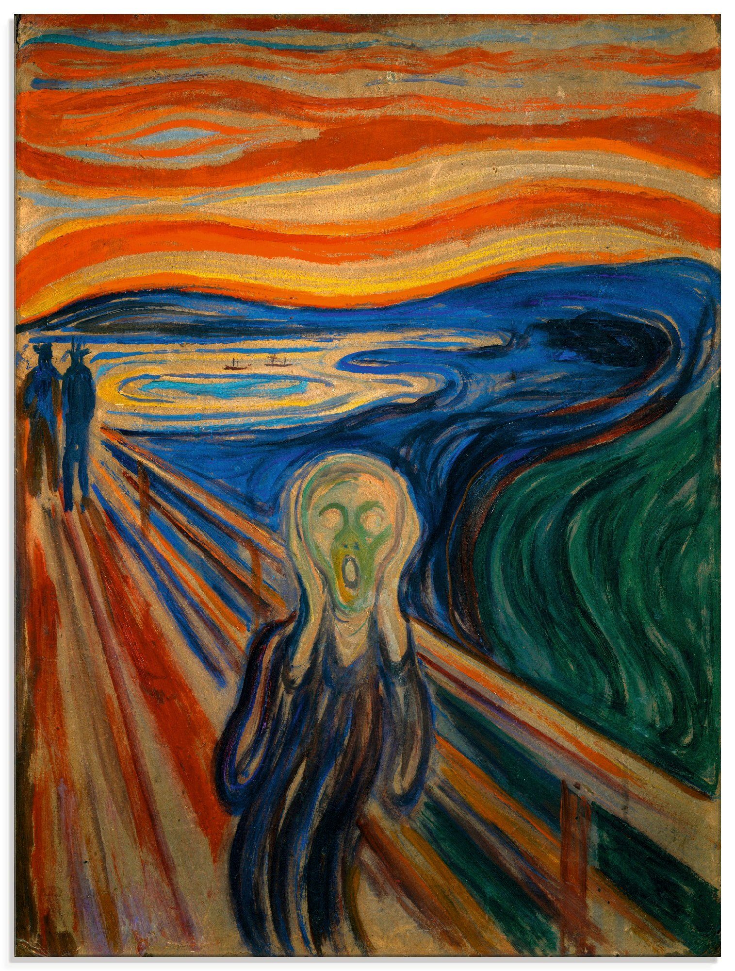 Artland Glasbild »Der Schrei. 1893«, Mann (1 Stück)-Otto