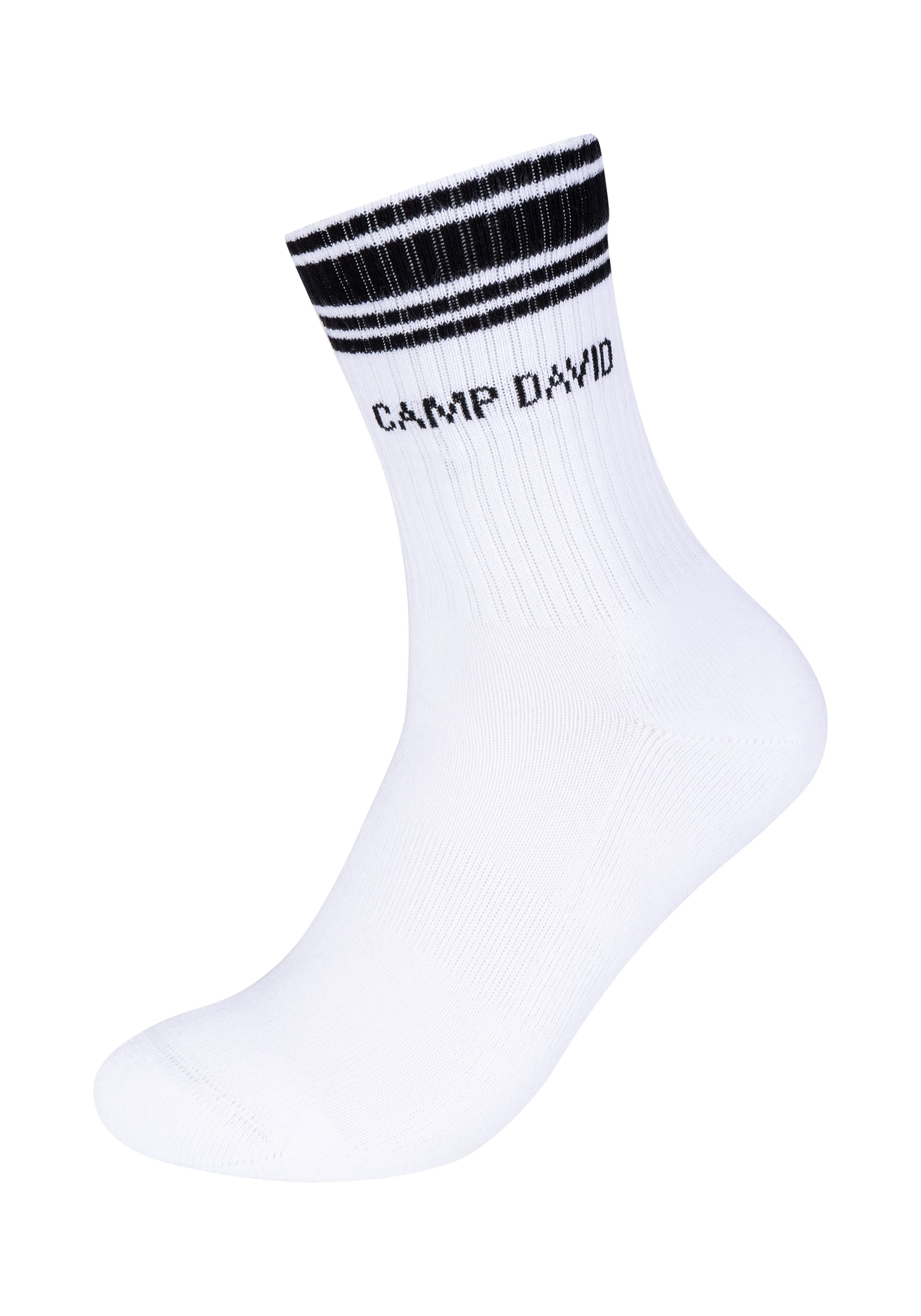 CAMP DAVID Socken (4 Paar) für Tennis, kurz, mit gepolsterter Sohle – Bild 4 von 4