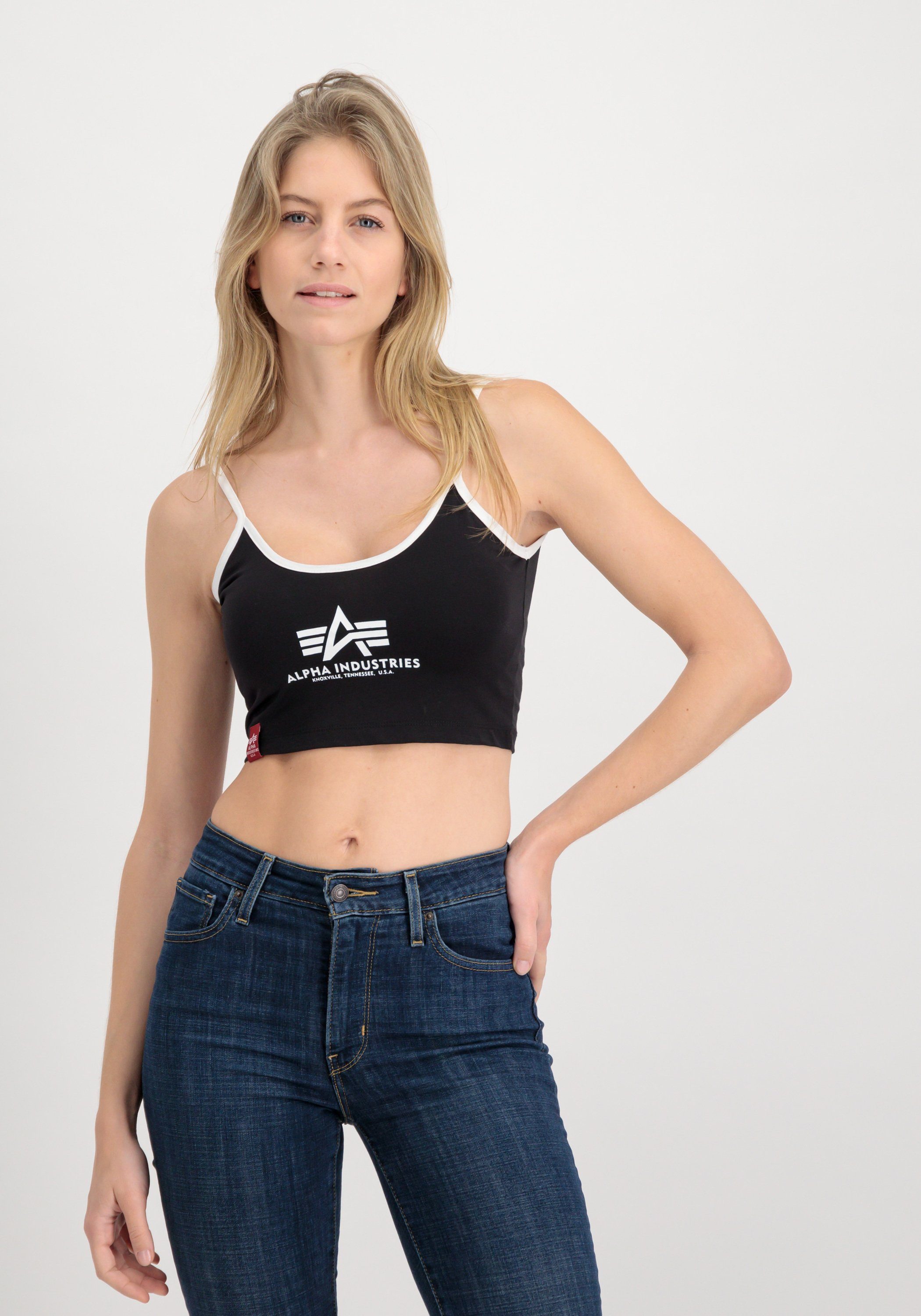 Muskelshirt Basic ML Cropped Tank Top Wmn
