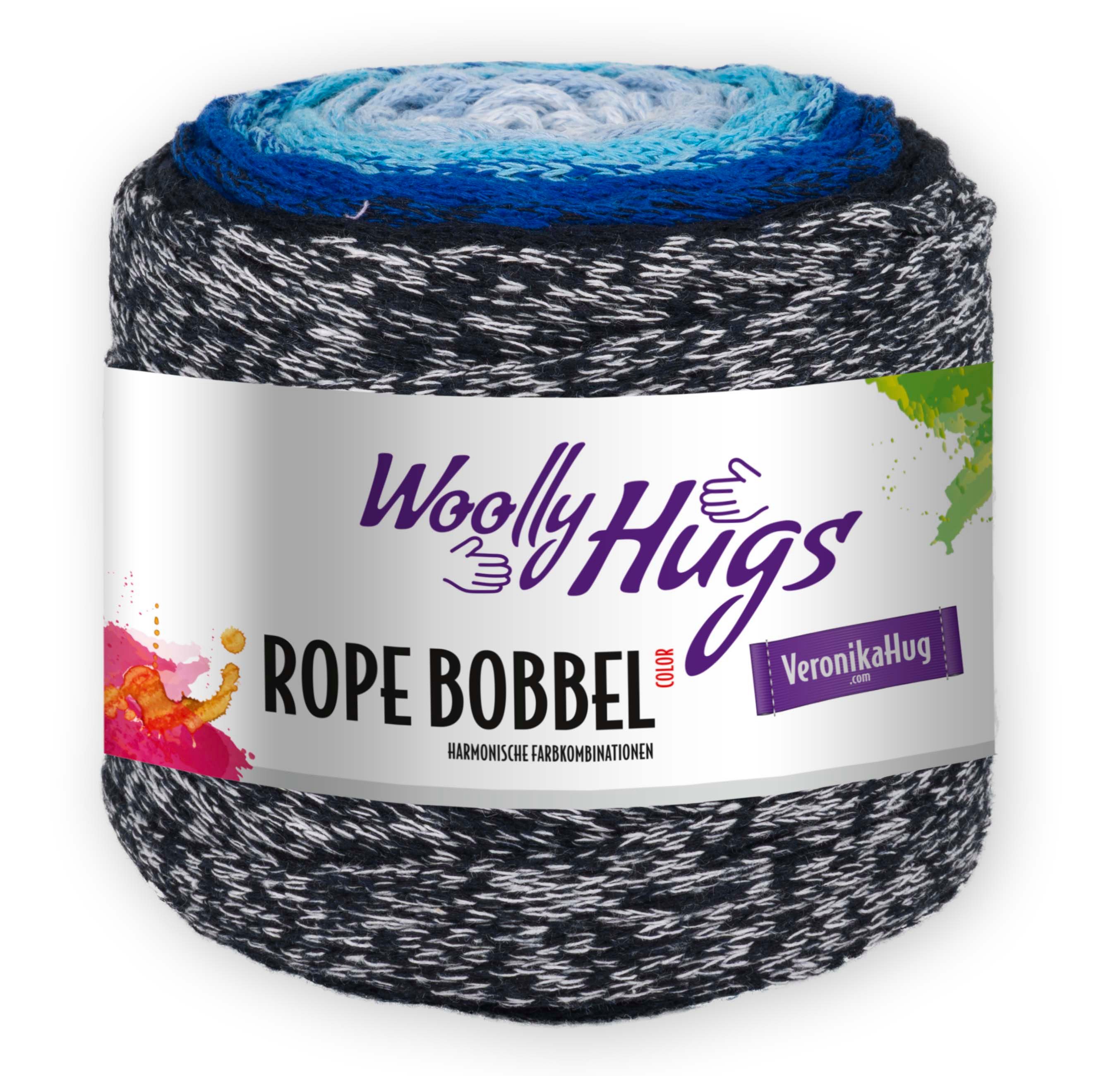 Woolly Hugs NEU!!! 250g Woolly Hugs "Rope Bobbel" Effektgarn, 210,00 m, Seil-Garn