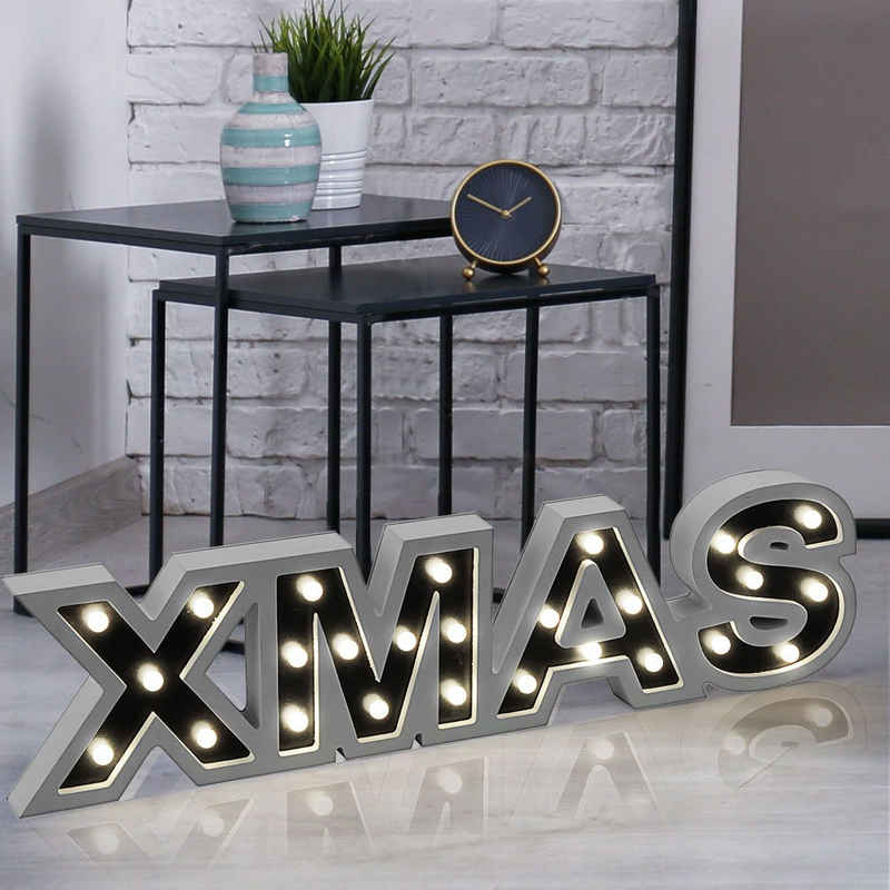 etc-shop LED Dekolicht, LED XMAS Steh Leuchte Ess Zimmer Weihnachts Tisch Dekoration HOME