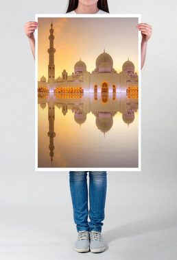 Sinus Art Poster 60x90cm Poster Architektur Fotografie Sheikh Zayed Große Moschee in Abu Dhabi
