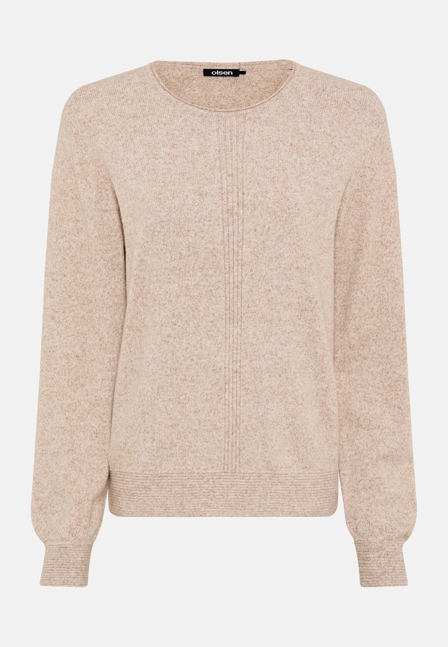 Olsen Strickpullover mit feiner Struktur