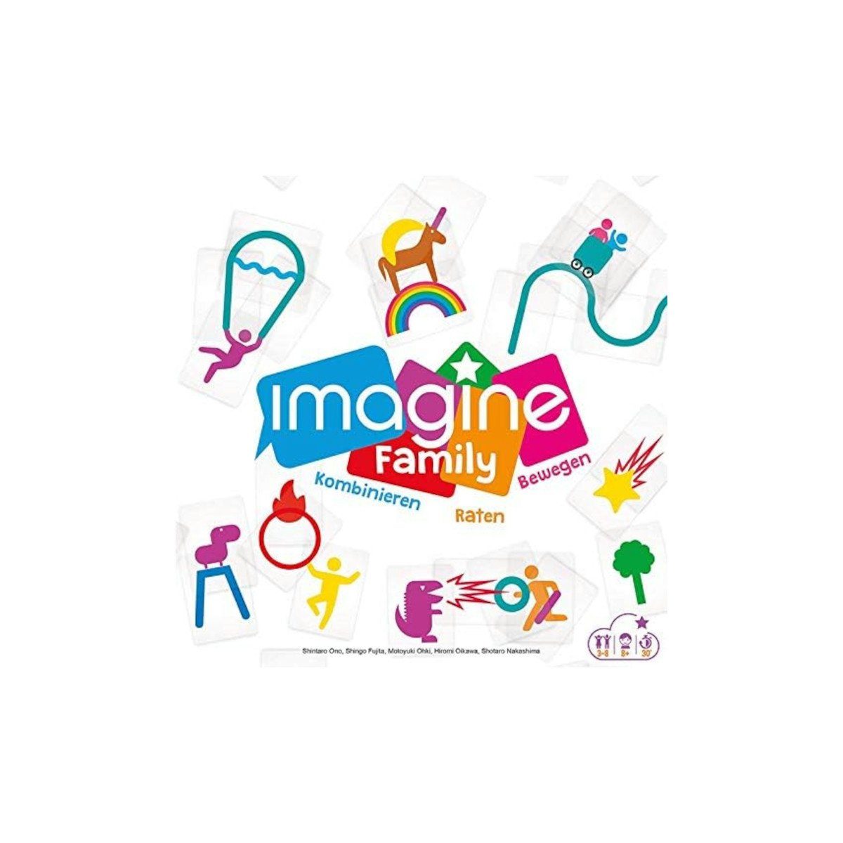 Asmodee Spiel Kartenspiel - Imagine Family, Brettspiel