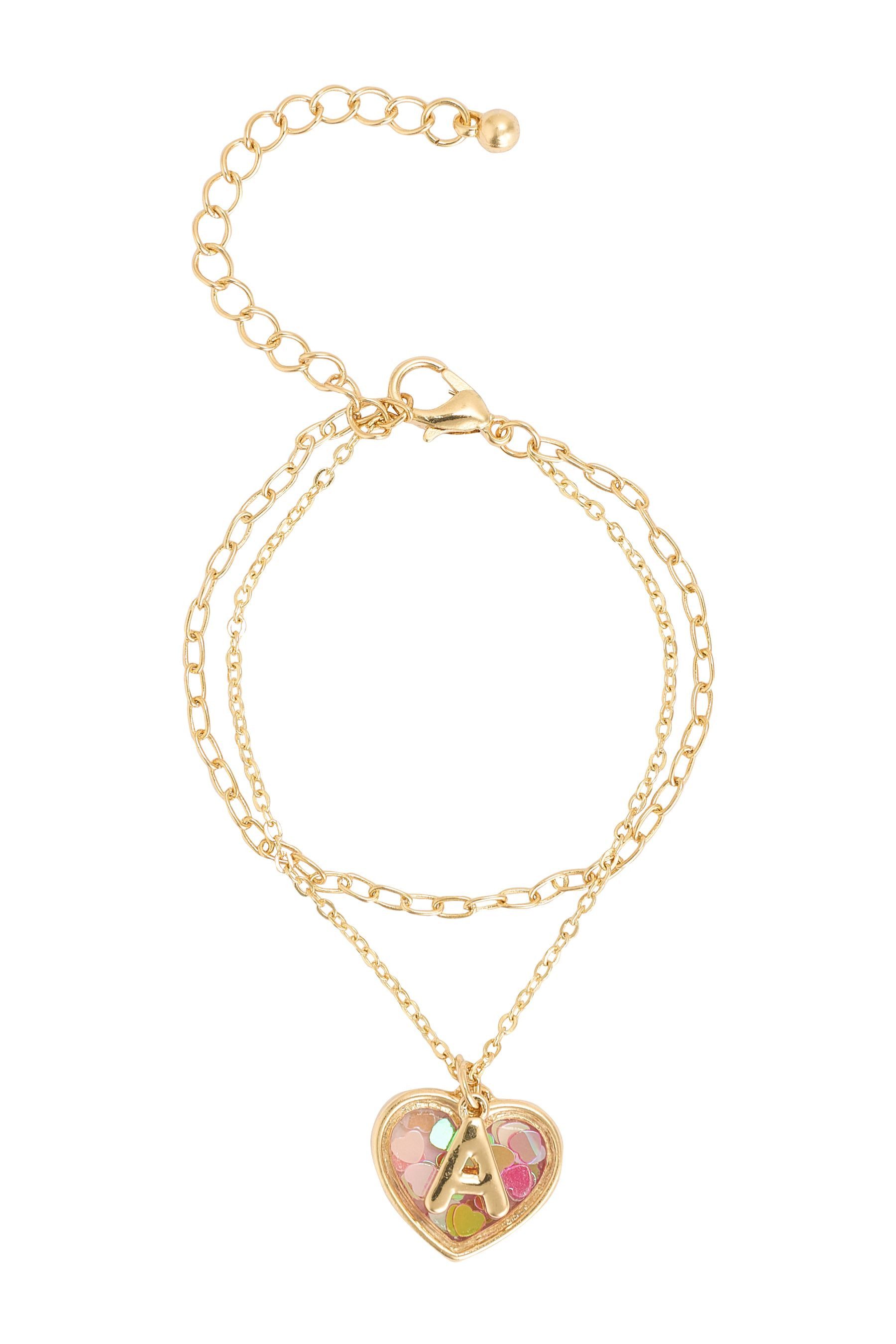 Armband Perlenarmband mit Initialen