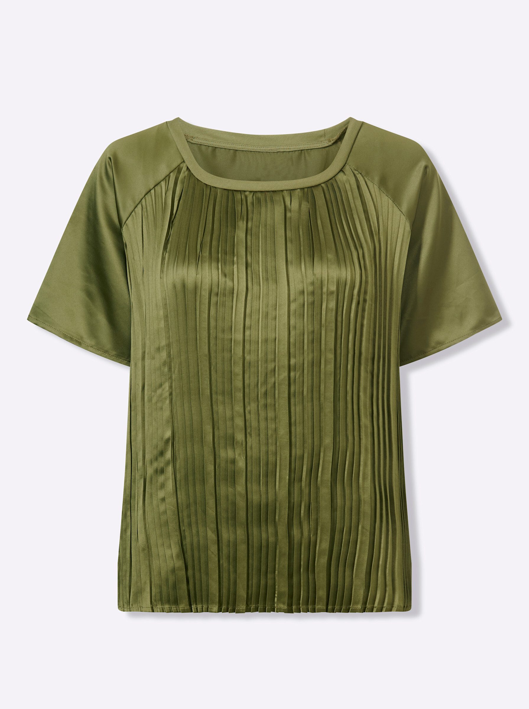 Klassische Bluse Bluse Kurzarm