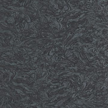 Erismann Vliestapete Abstrakt Marmor Schwarz Glitzer Elle Decoration 10330-15