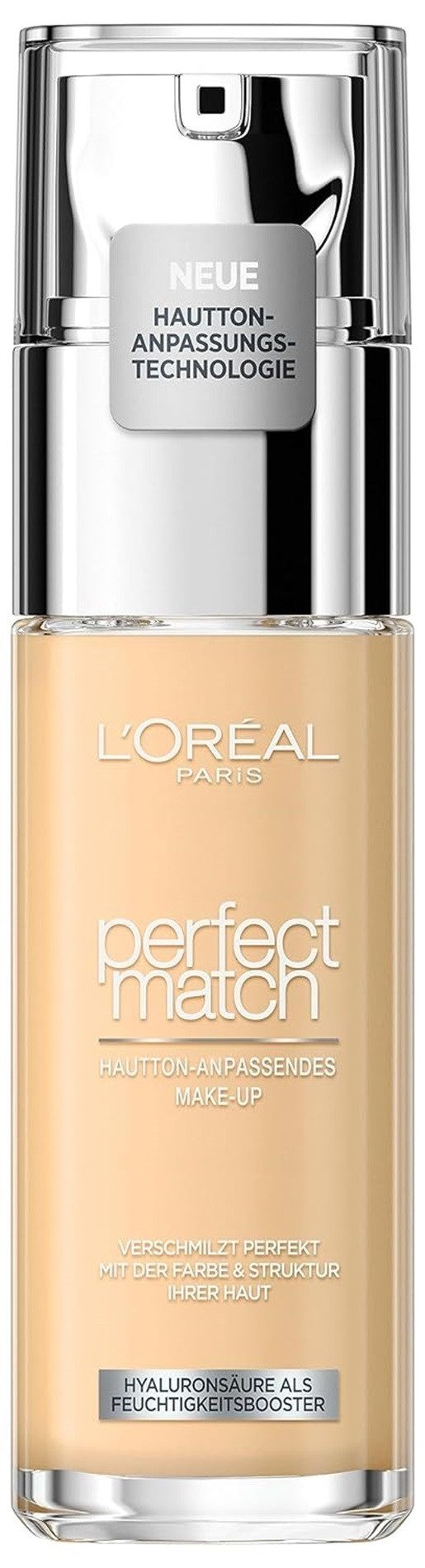 Foundation Make up, Flüssige Foundation mit Hyaluron und Aloe Vera