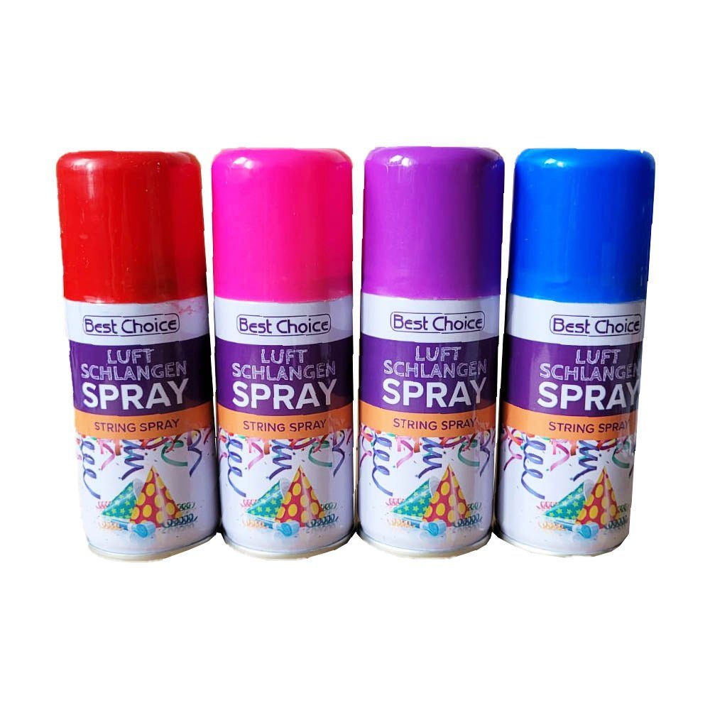 Jean Products Luftschlange Party Luftschlangenspray, Geburtstag, Karneval von Best Choice 80ml – Bild 3 von 4