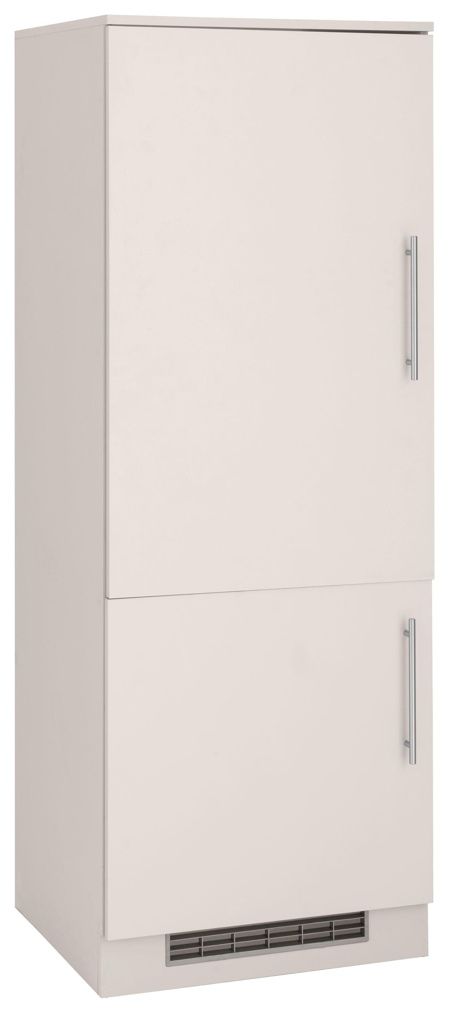 wiho Küchen Kühlumbauschrank Cali 60 cm breit Front und Korpus: Cashmere | Cashmere