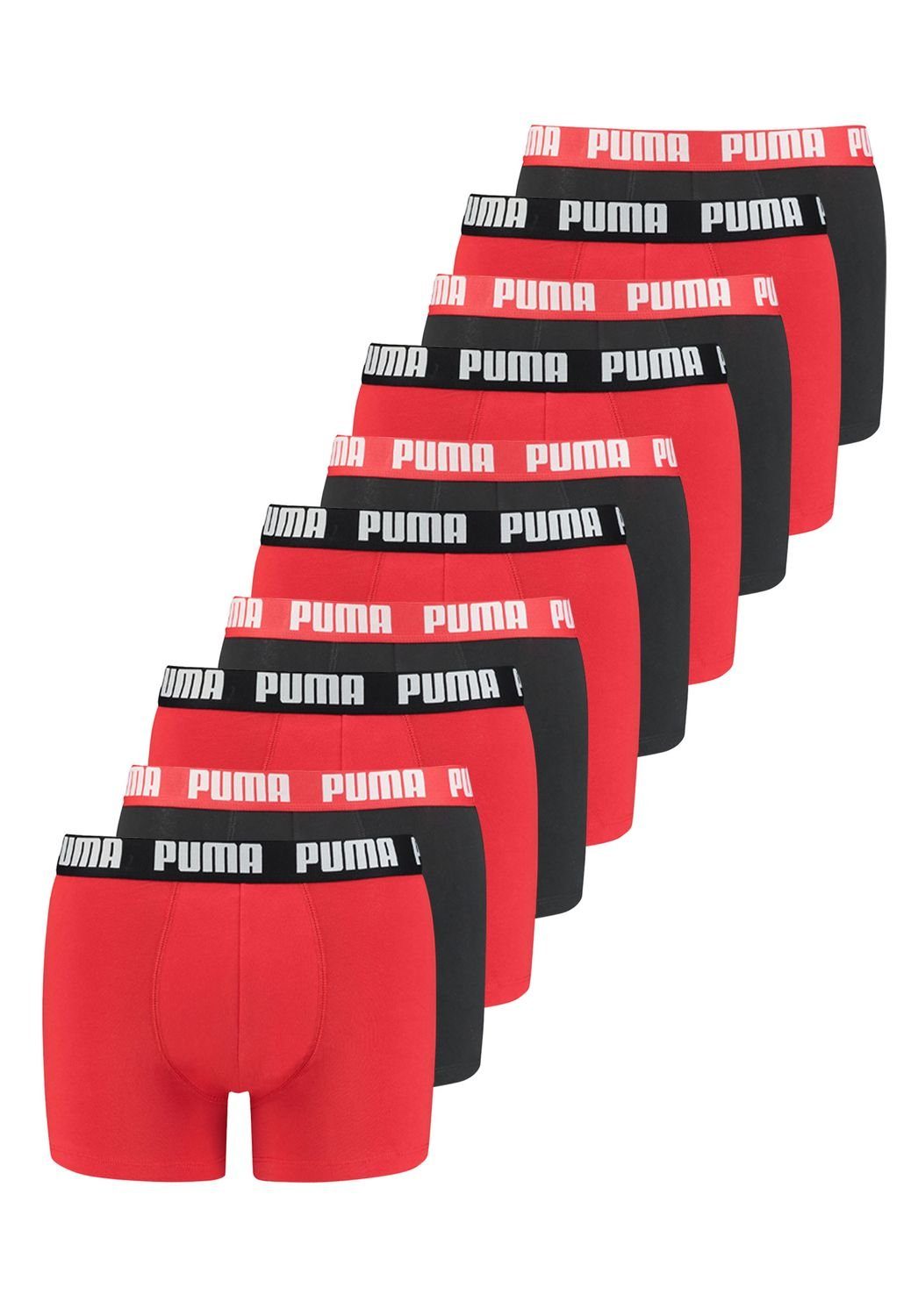 PUMA BODYWEAR Boxershorts Basis (10-St) in vielen Farben im 10er Pack