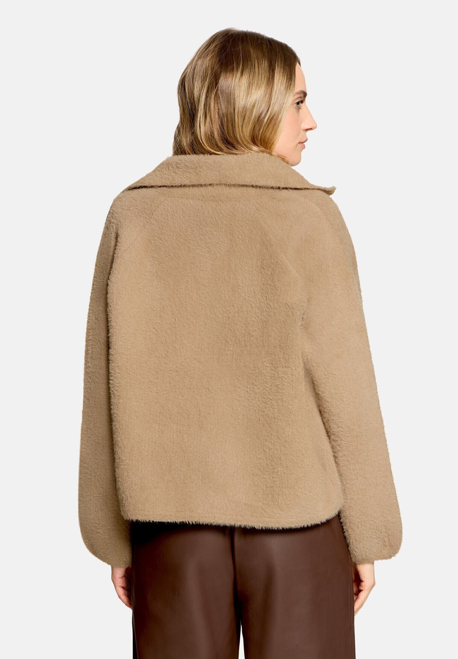 Betty Barclay Strickjacke Damen mit Kragen (1-tlg)