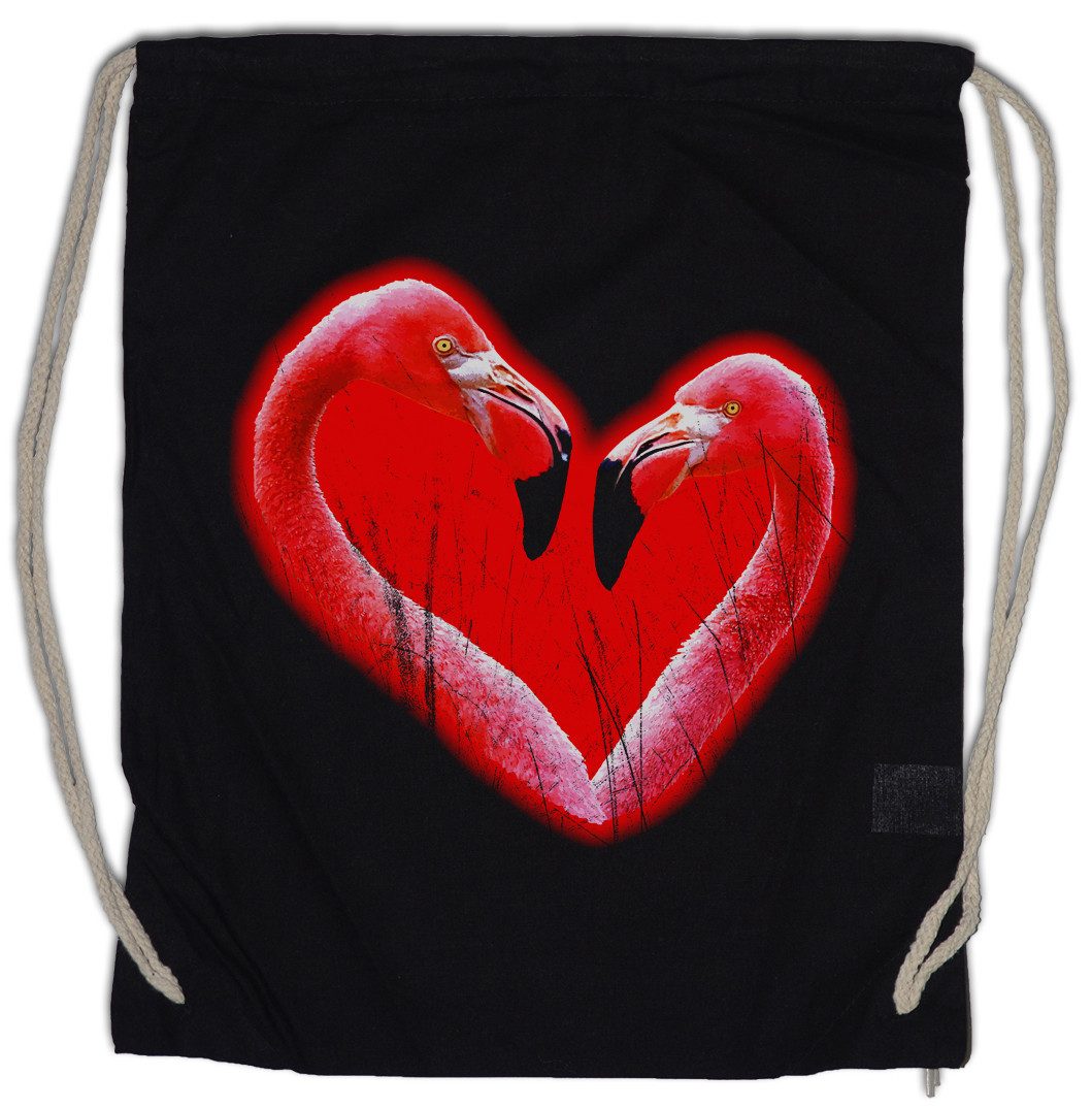 Urban Backwoods Turnbeutel Flamingo Heart II Turnbeutel Herz Heart Flamingo Herz Love Liebe (1-tlg), Unicorn Vogel Einhorn Prinzessin
