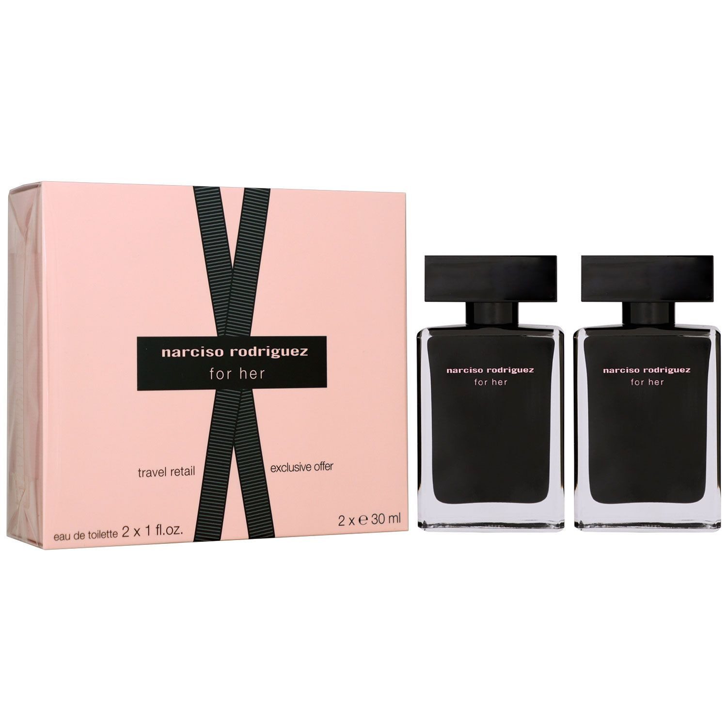 narciso rodriguez Eau de Toilette For Her Set 2 x 30 ml