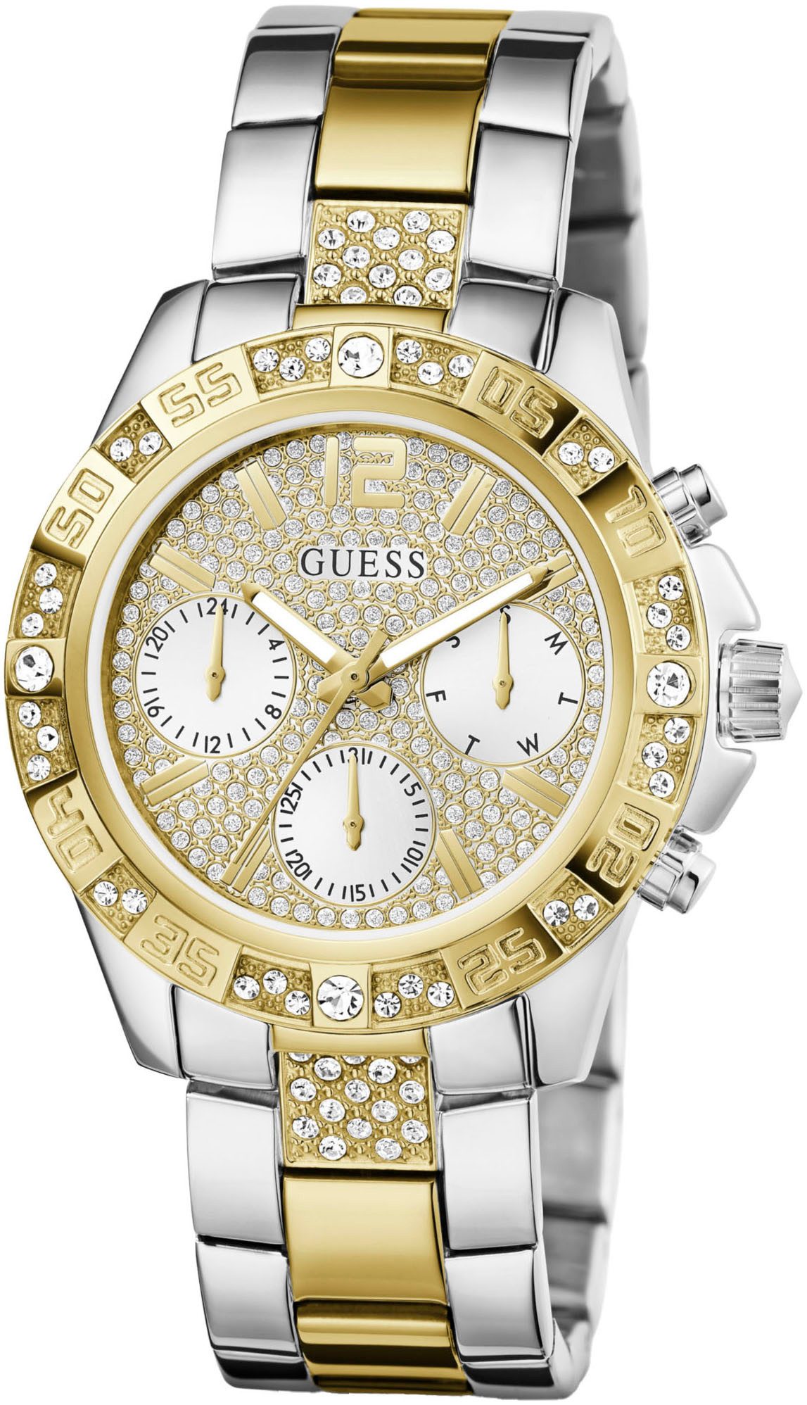 Guess Multifunktionsuhr MAJESTY GW0771L3, Quarzuhr, Armbanduhr, Damenuhr, D günstig online kaufen