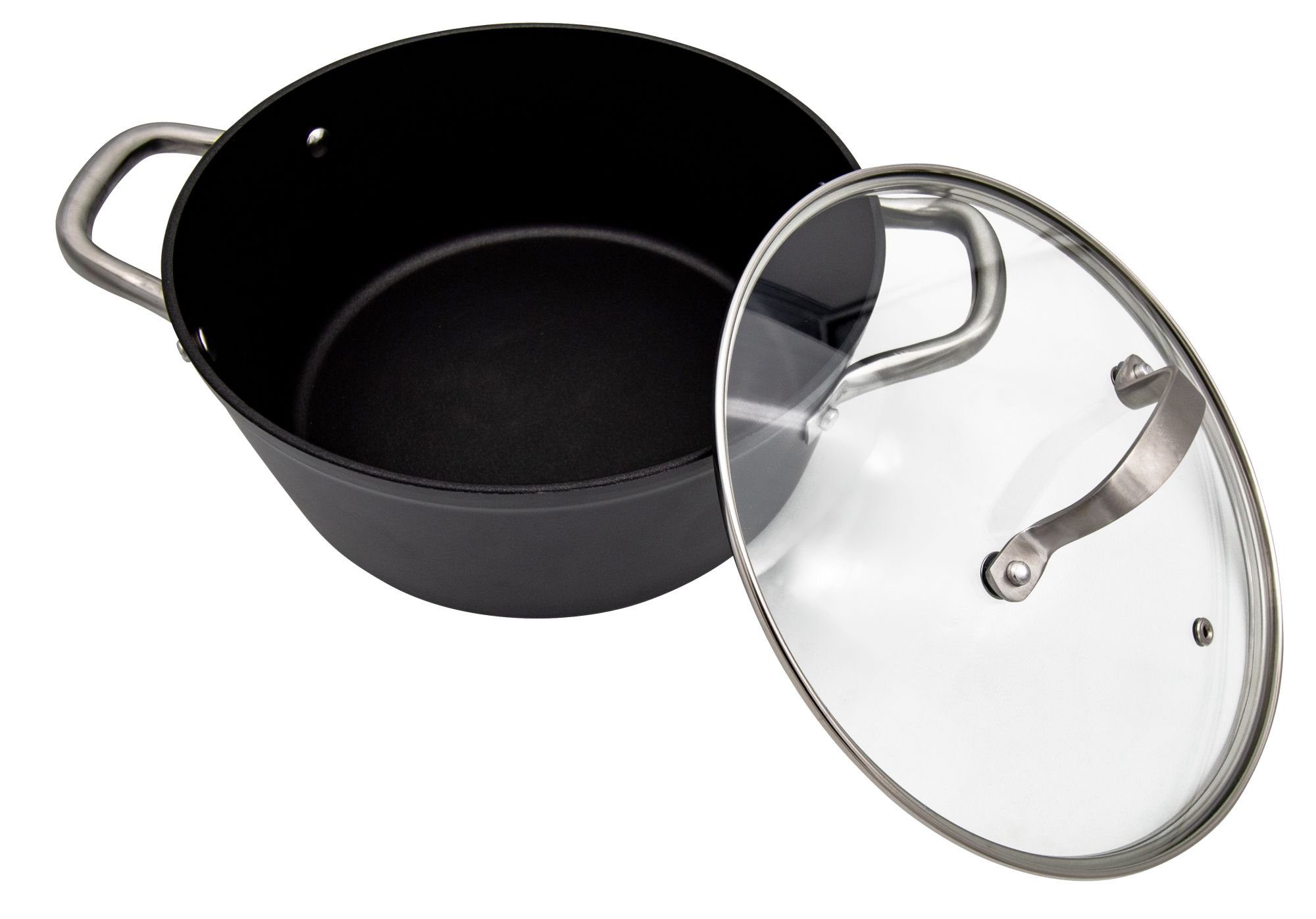 Steuber Fleischtopf RECYCELD, Antihaftbeschichteter Fleischtopf 24 cm