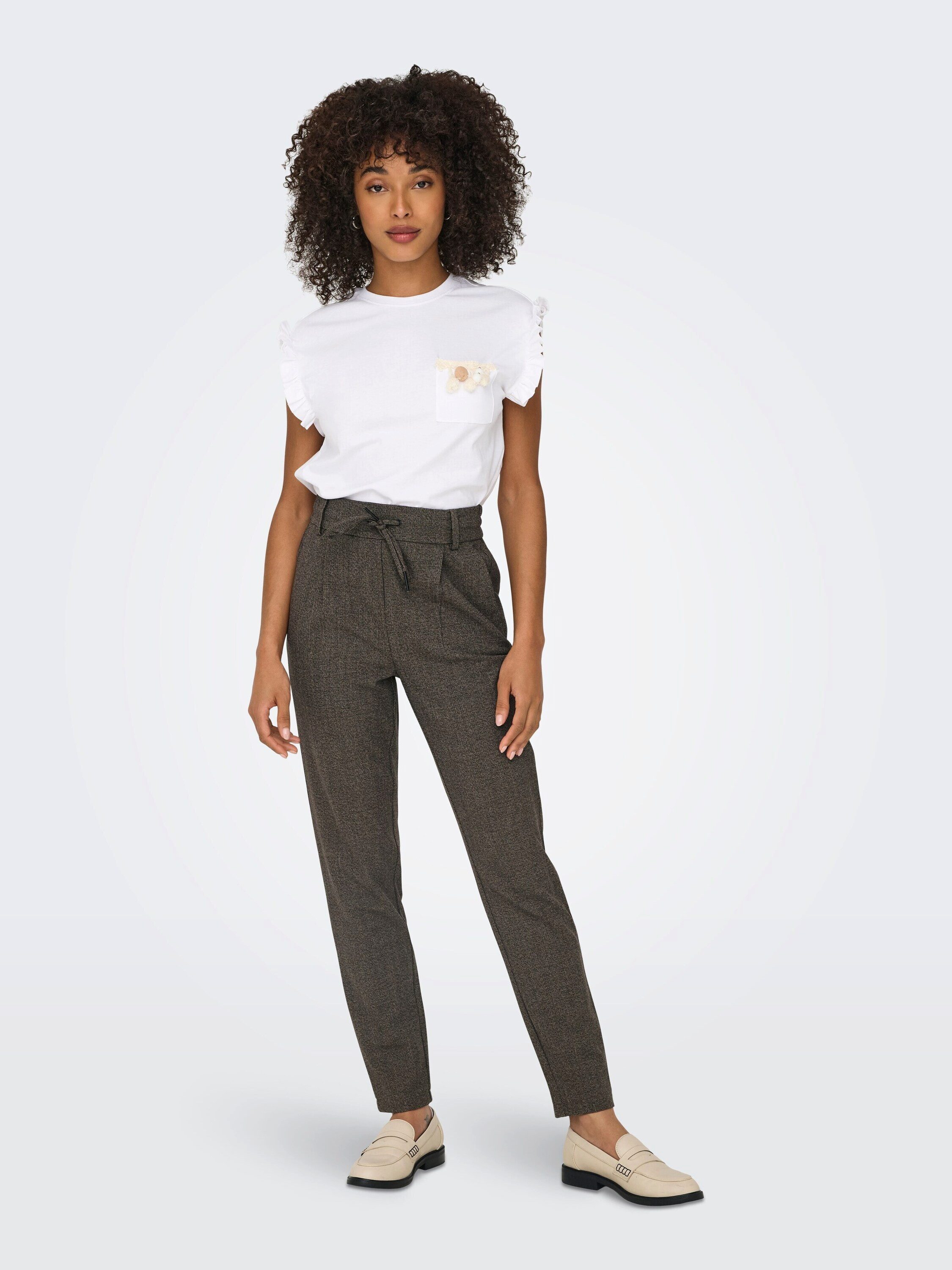 ONLY Bundfaltenhose (1-tlg) Falten günstig online kaufen
