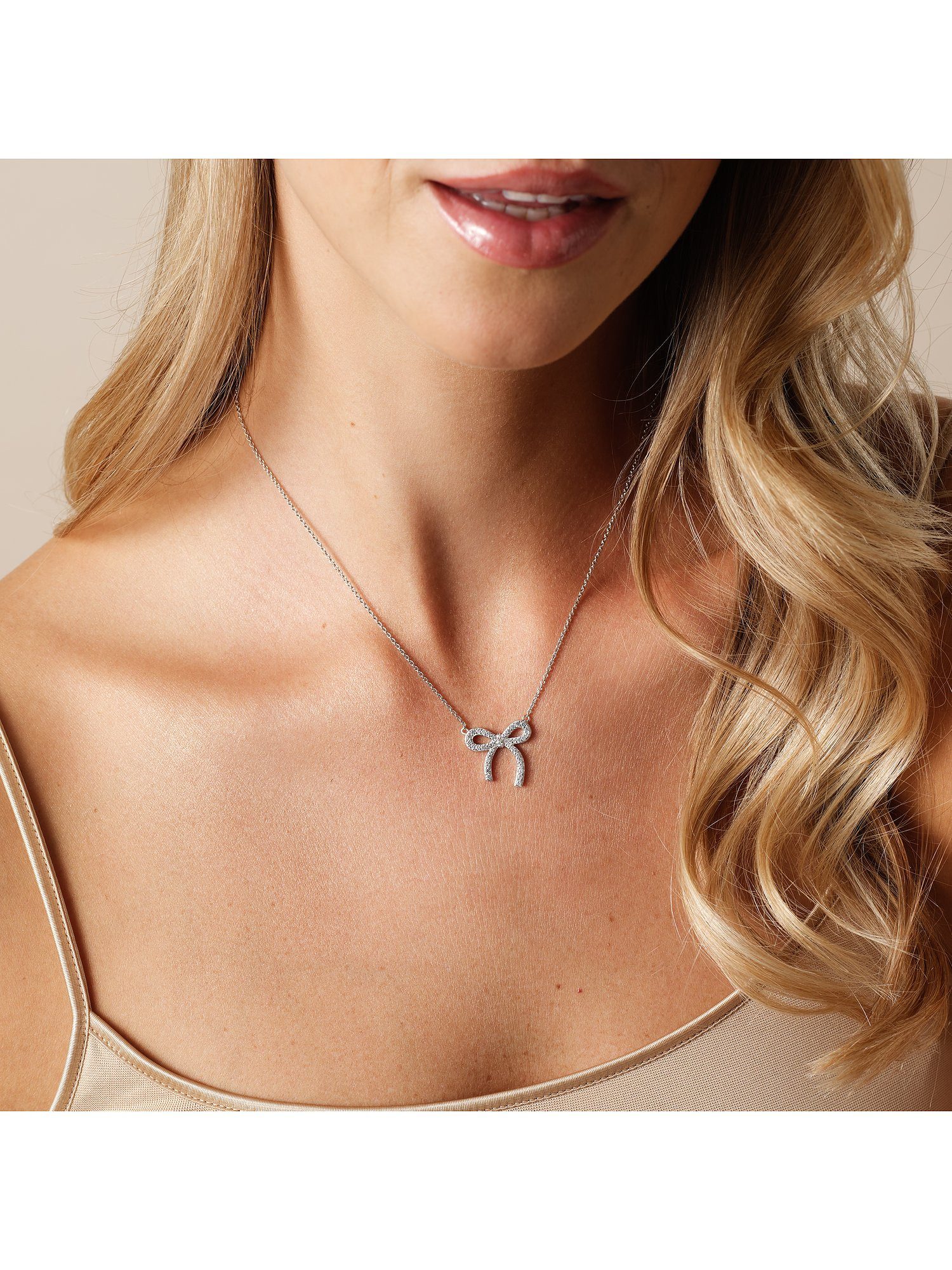 CHRIST Silberkette CHRIST Damen-Kette 925er Silber, recycelt Zirkonia günstig online kaufen