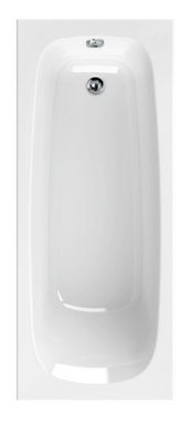 Calmwaters Badewanne »Original«, (1-tlg), Weiß, 180 x 80 cm, Acryl, Rechteckbadewanne, Körperformbadewanne für zwei Personen, 01SL3353